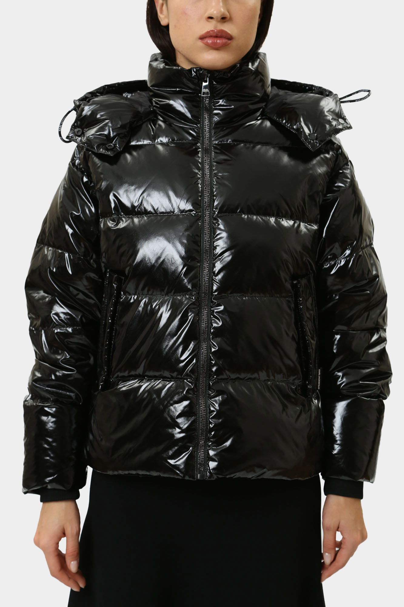 245W1503 куртка пуховая karl lagerfeld