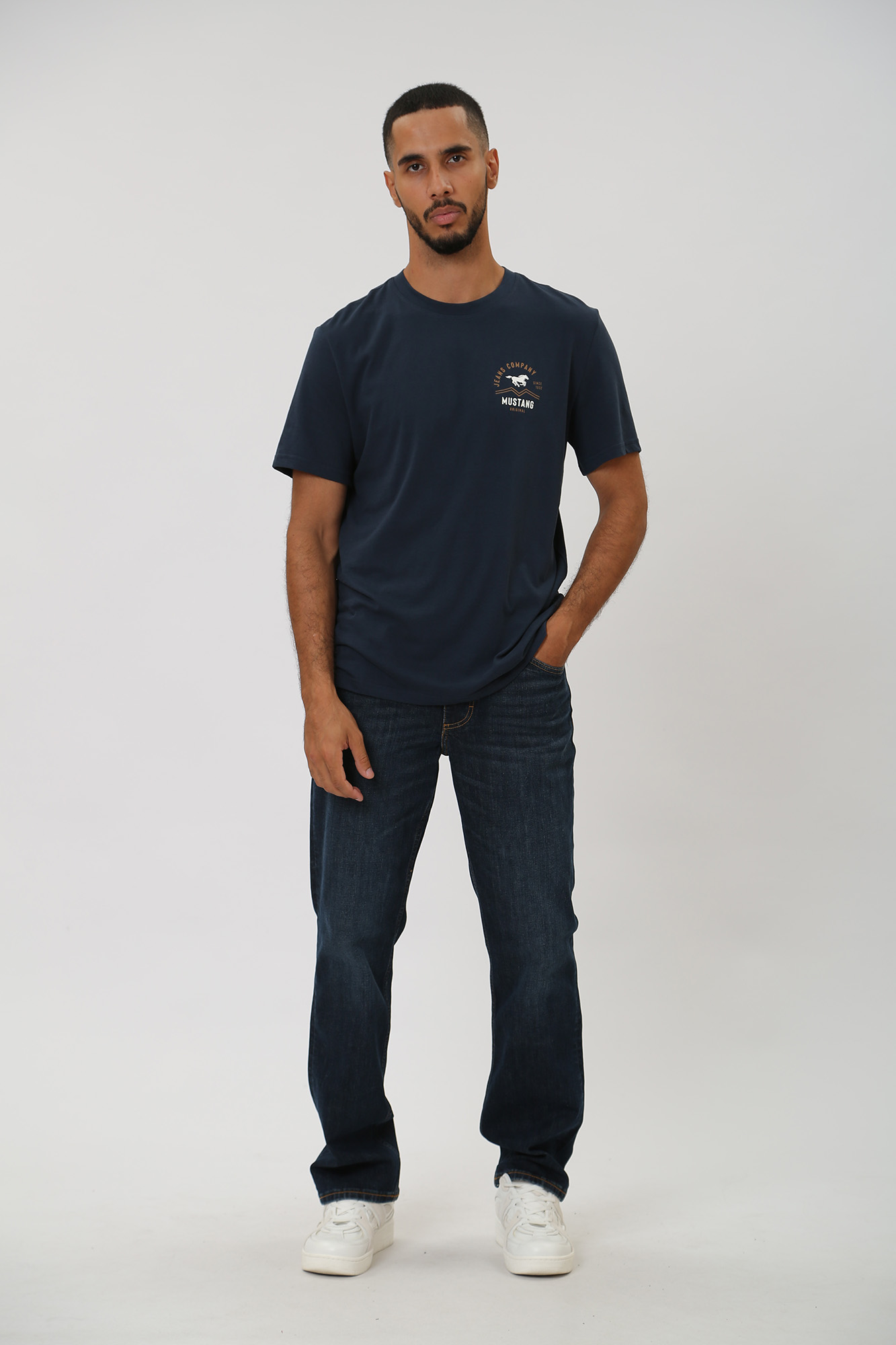 1013717-5000 Джинсы Tramper  Mustang Синий