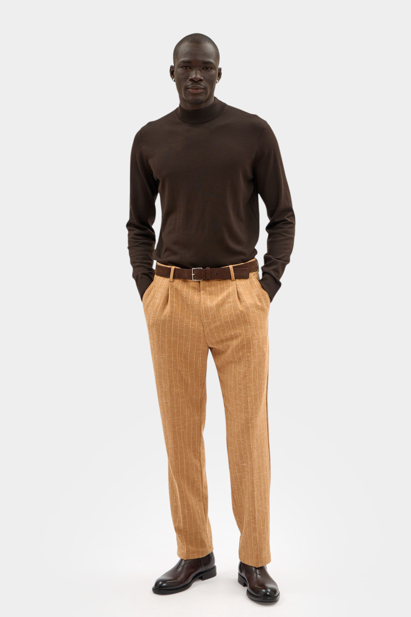 30047349_10019842 Брюки классические Strellson Бежевый