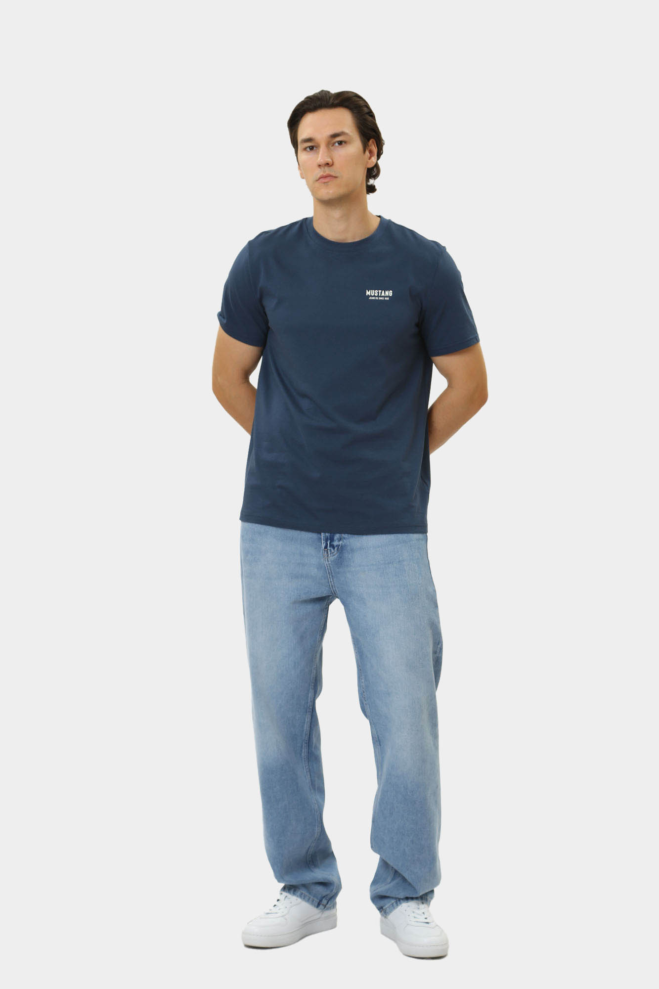 1015055 Футболка Mustang Синий