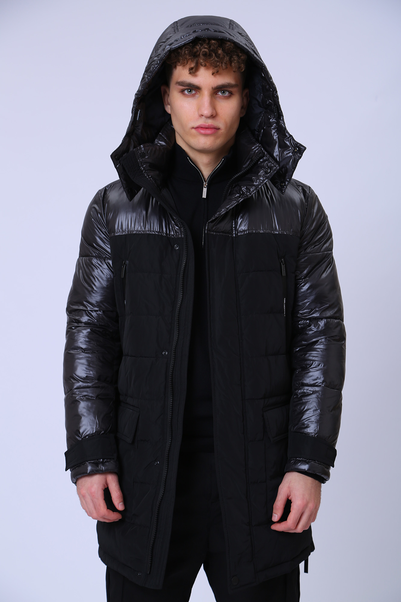 524501_455001 Пальто пуховое Karl Lagerfeld Черный