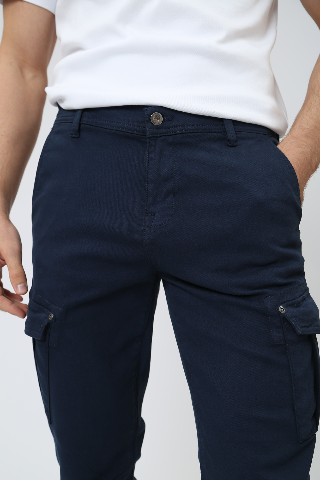 1013416 Брюки Mustang Синий