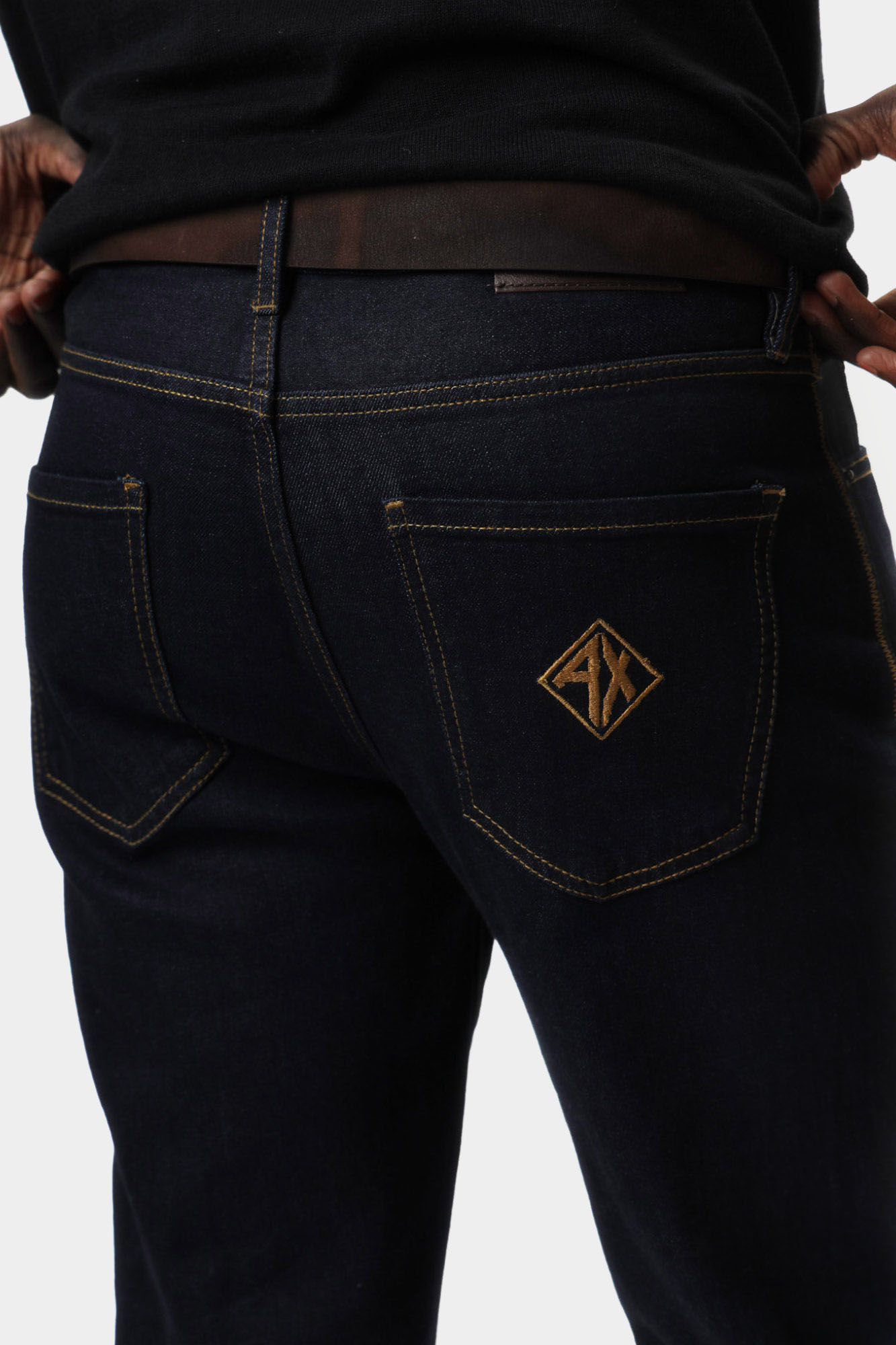 XM000049_AF12964 Брюки джинсовые Armani Exchange Синий