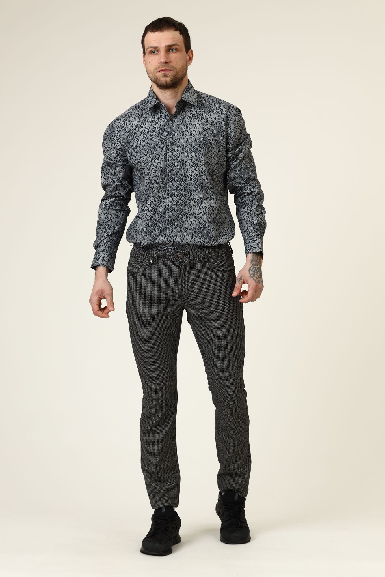 502819_265840 Брюки 5-карманные Karl Lagerfeld Серый