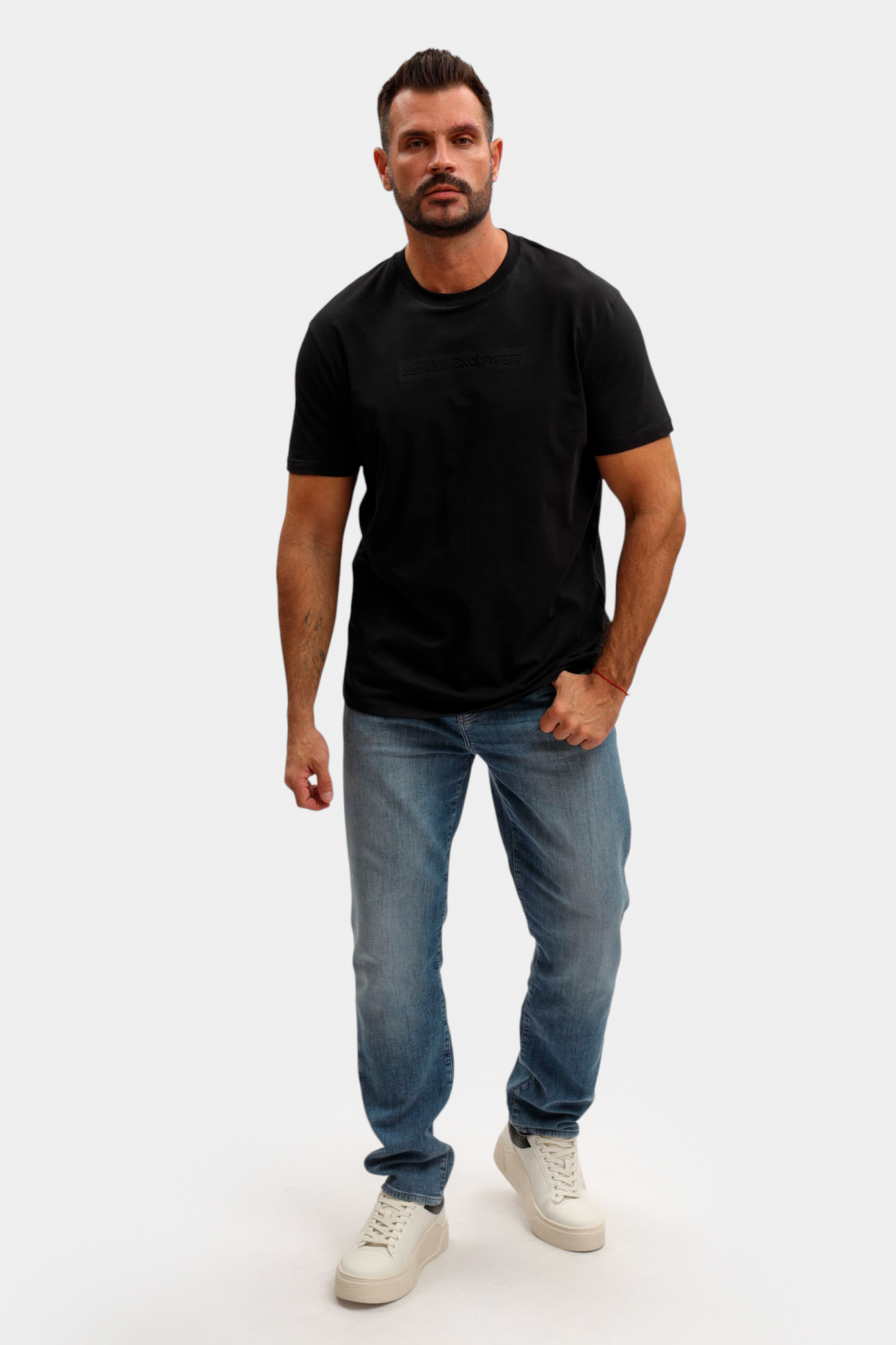 XM001414_AF16432 Футболка Armani Exchange Черный