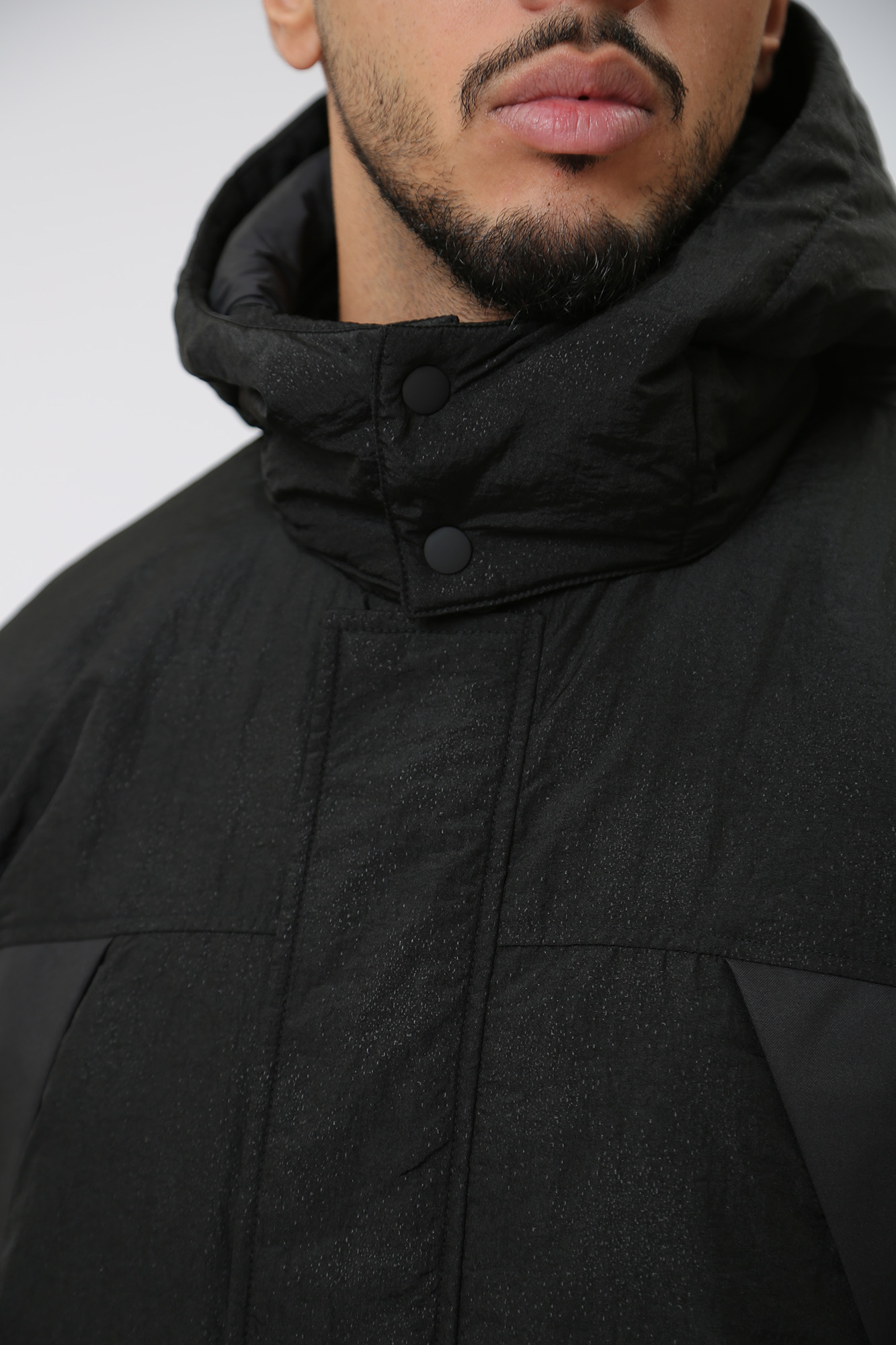 6RPK02_PNEFZ Пальто пуховое EA7 Черный