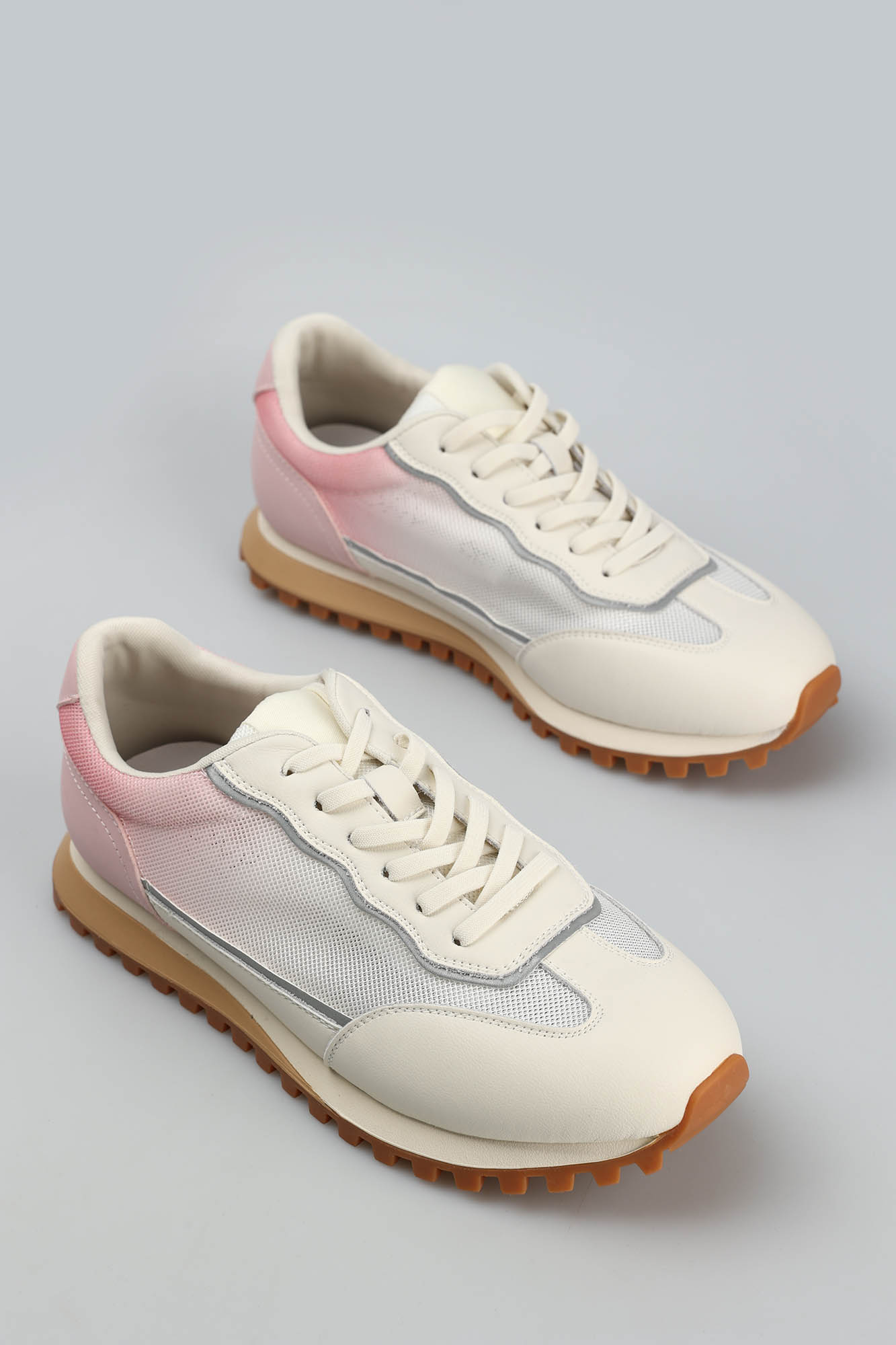 MC17597-WB/8 бп Полуботинки жен текстиль/кожа к. б Кроссовки Marc Cony Розовый