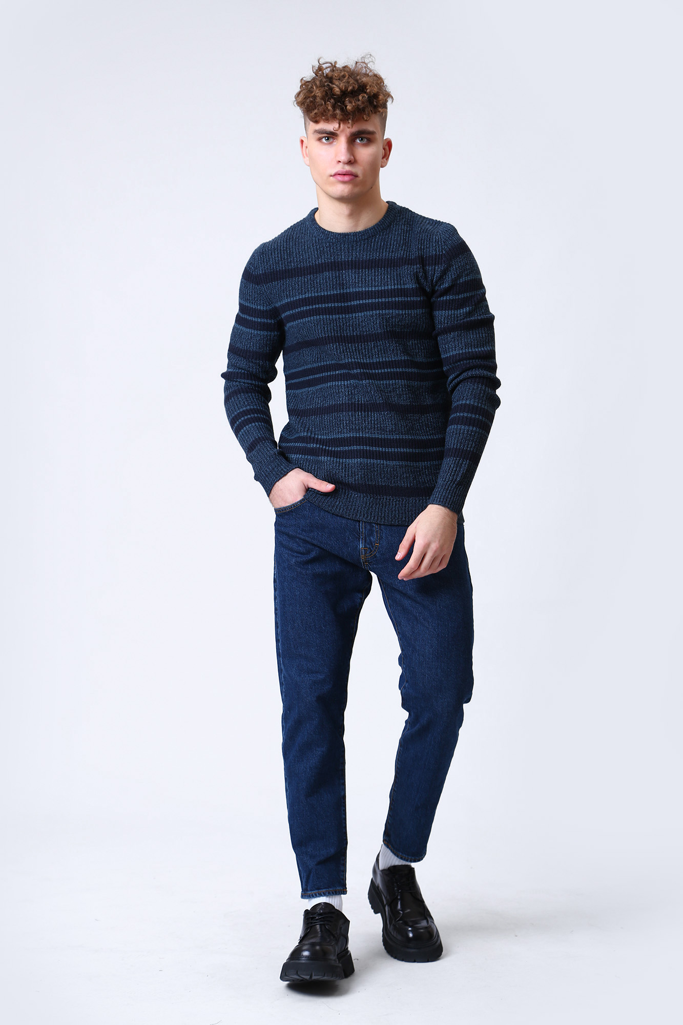 12217487 Свитер Jack & Jones Синий