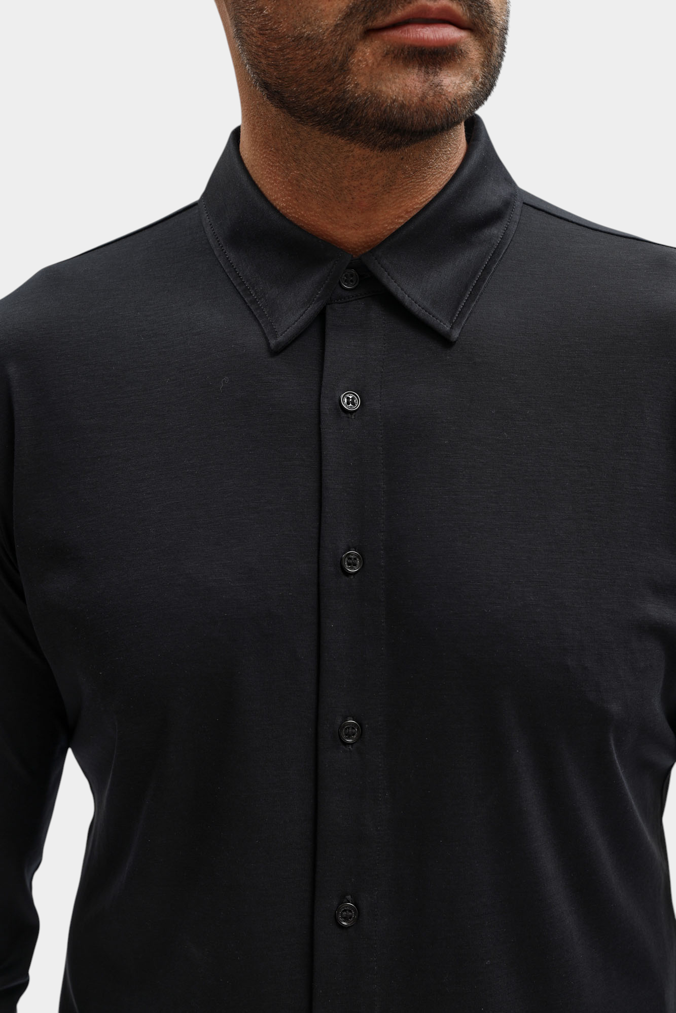 BMS1424 Рубашка Bikkembergs Черный