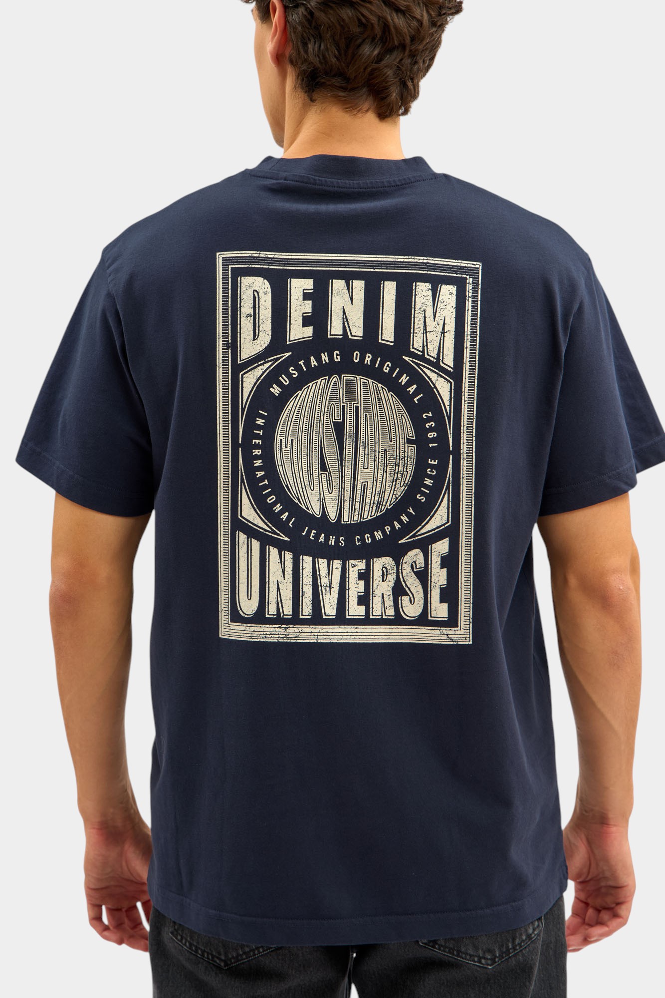 1016869 Футболка Mustang Синий