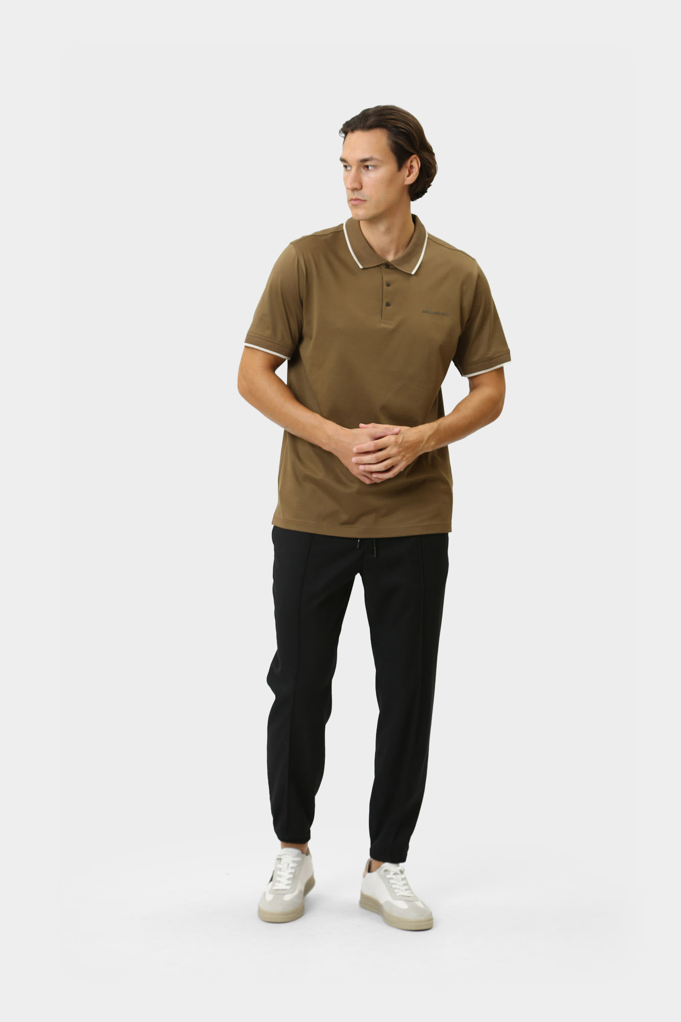 544200_745007 Поло Karl Lagerfeld Коричневый