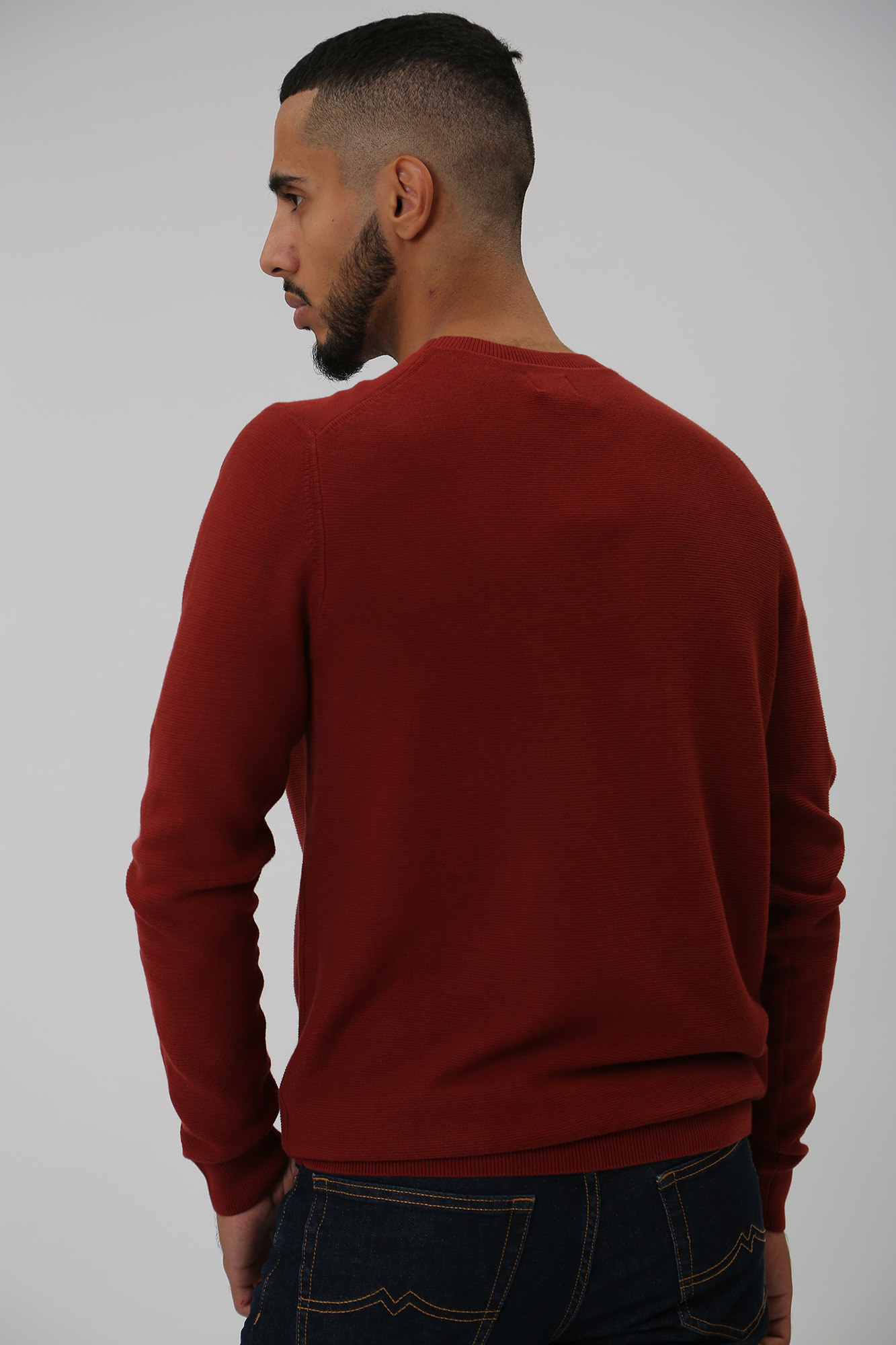 1014115 Джемпер Mustang Бордовый