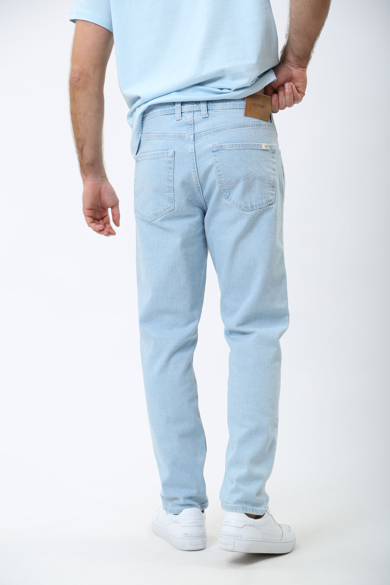 1014869-5000 Джинсы Denver Cropped  Mustang Голубой