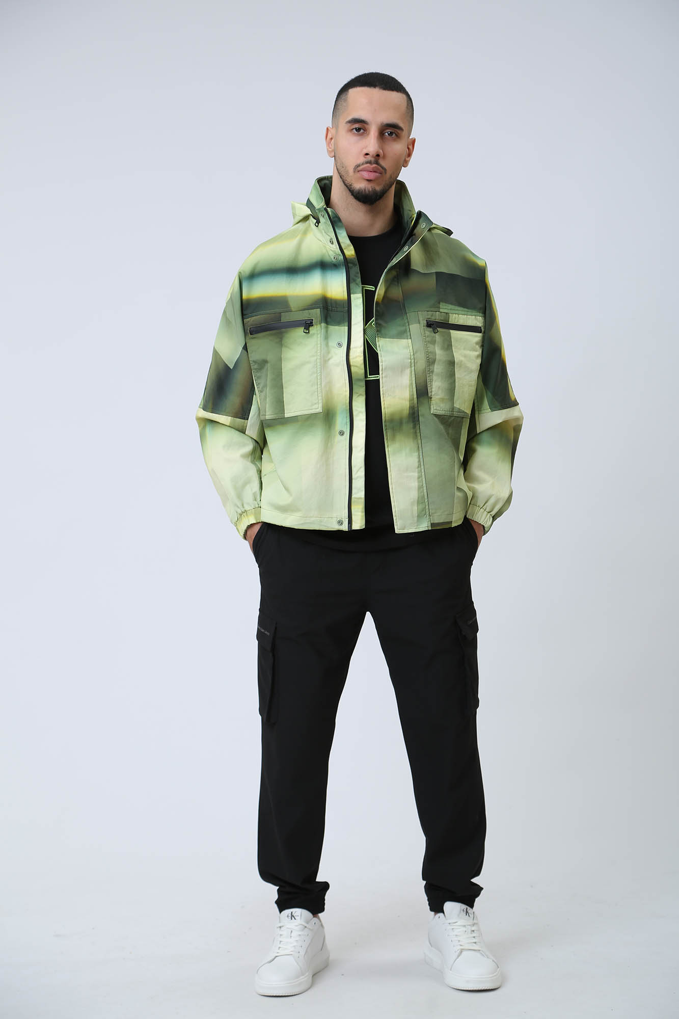 J30J325284 Ветровка Calvin Klein Jeans Зеленый