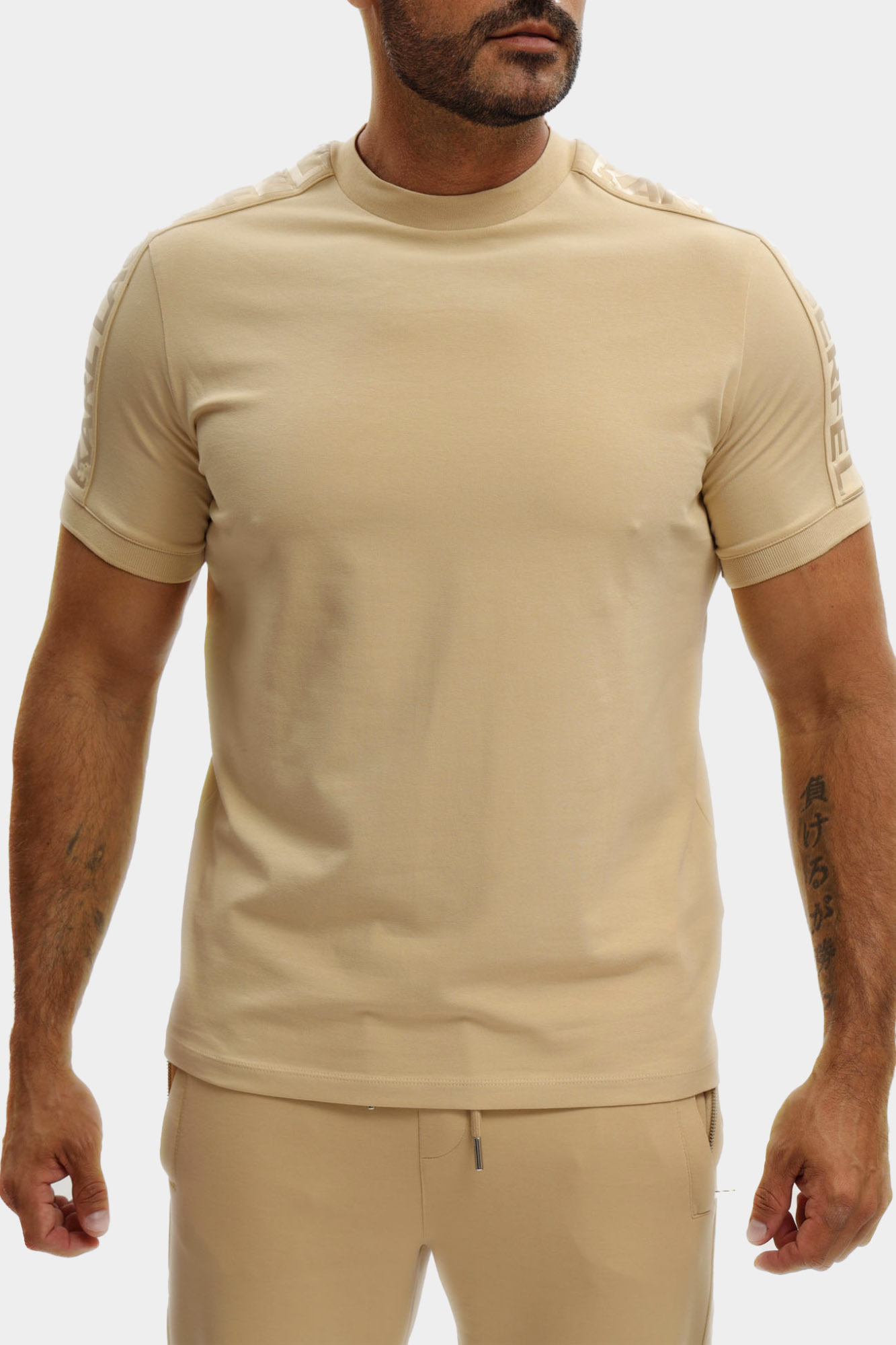 553235_755021 Футболка Karl Lagerfeld Бежевый