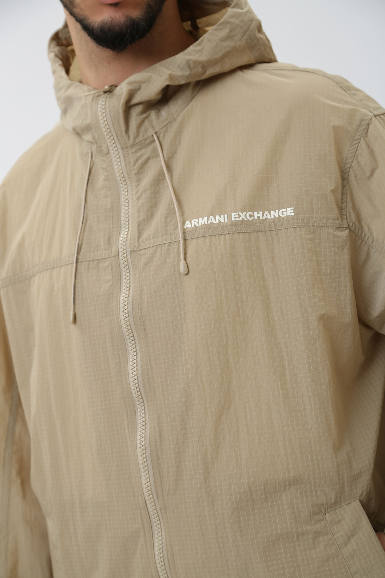 3DZK03_ZN3NZ Ветровка Armani Exchange Бежевый