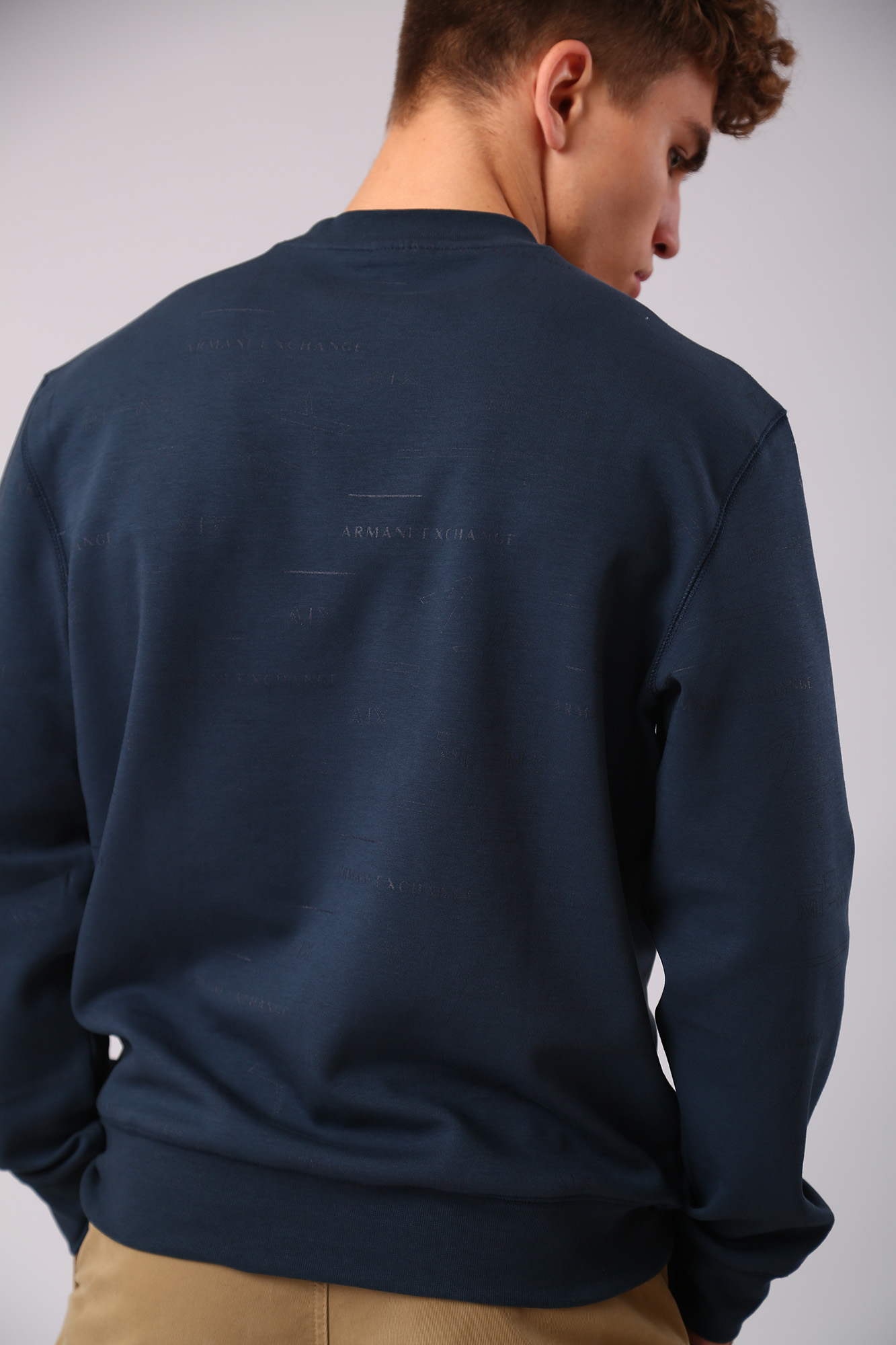 6LZMAN_ZJCBZ Свитшот Armani Exchange Синий