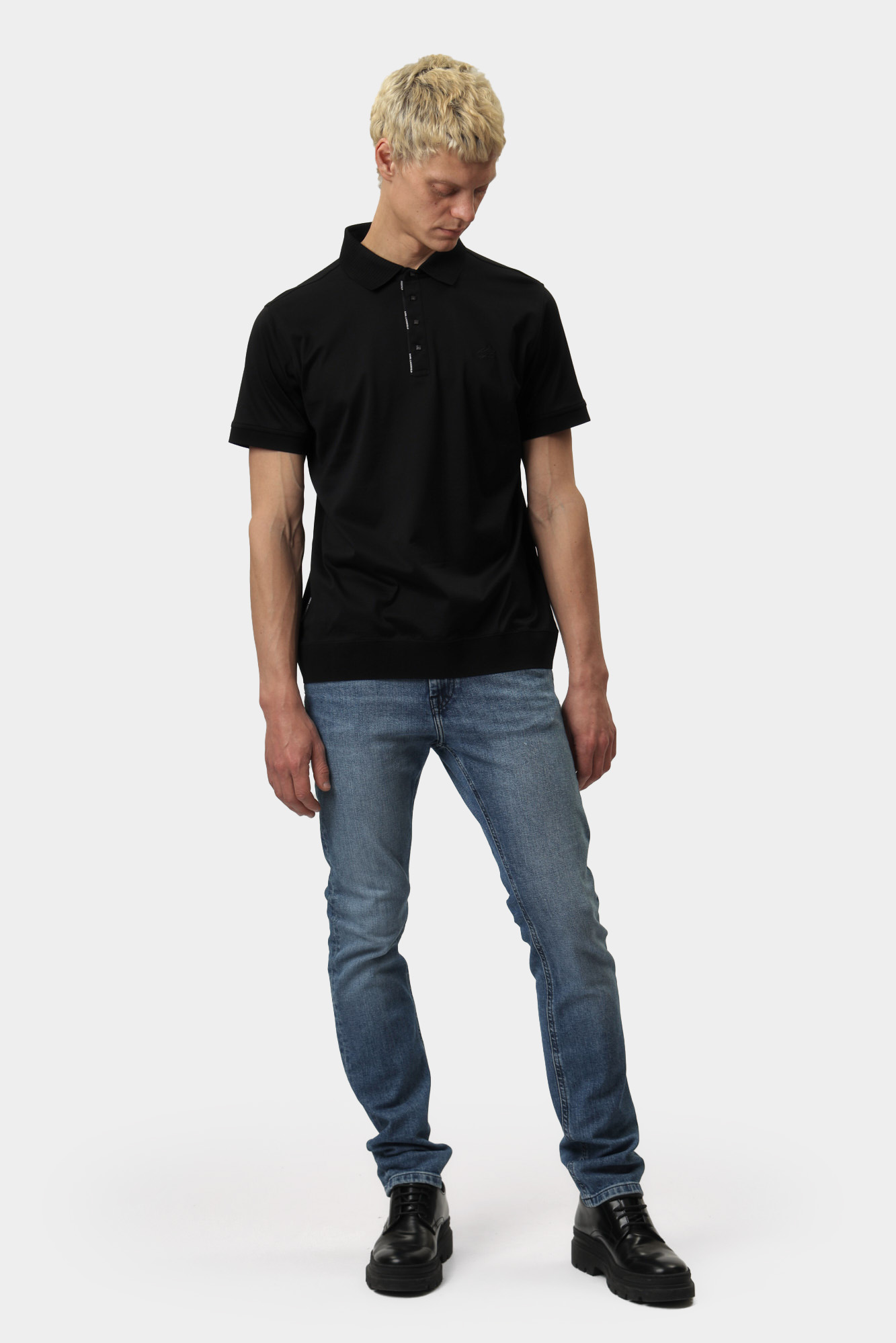 552200_745000 Поло Karl Lagerfeld Черный