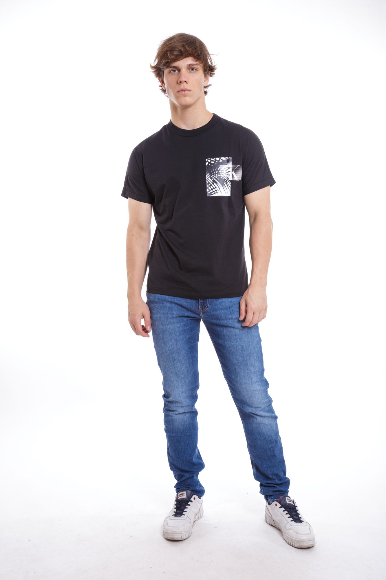 J30J318421 Джинсы SLIM TAPERED Calvin Klein Jeans Голубой