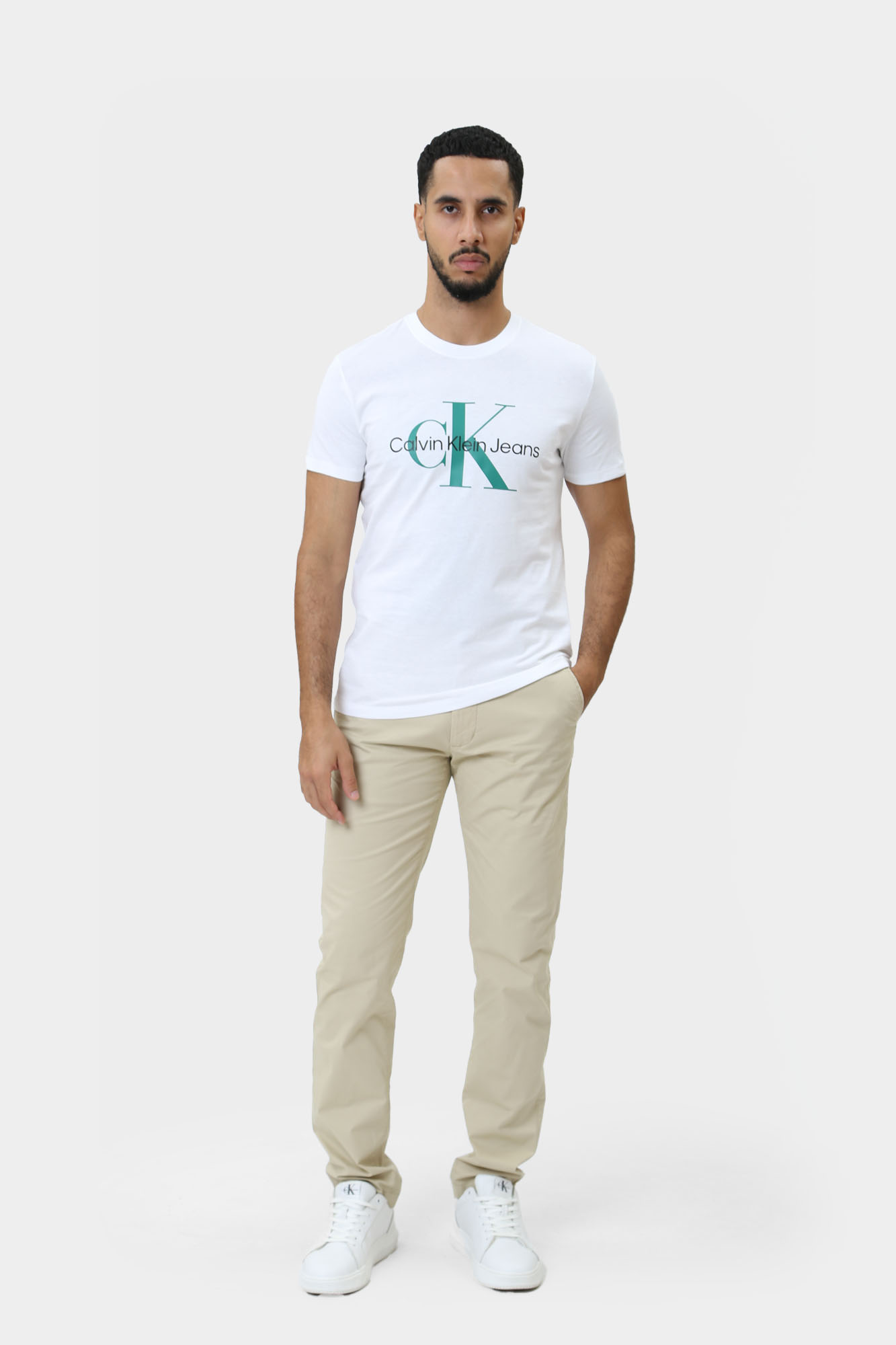 J30J320806 Футболка Calvin Klein Jeans Белый