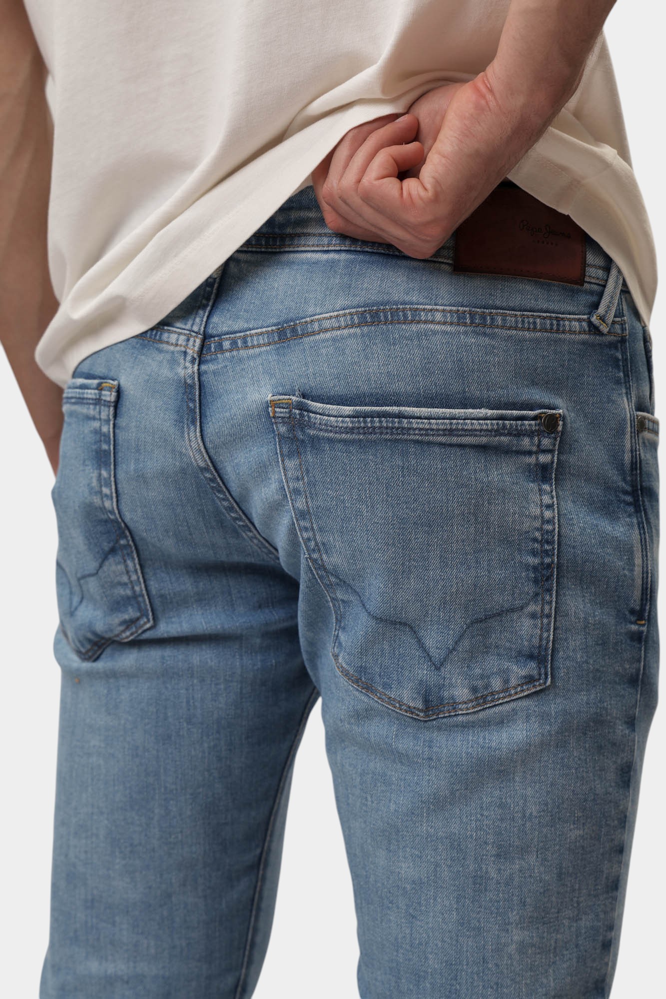 PM206326VX5 Брюки джинсовые Pepe Jeans Голубой