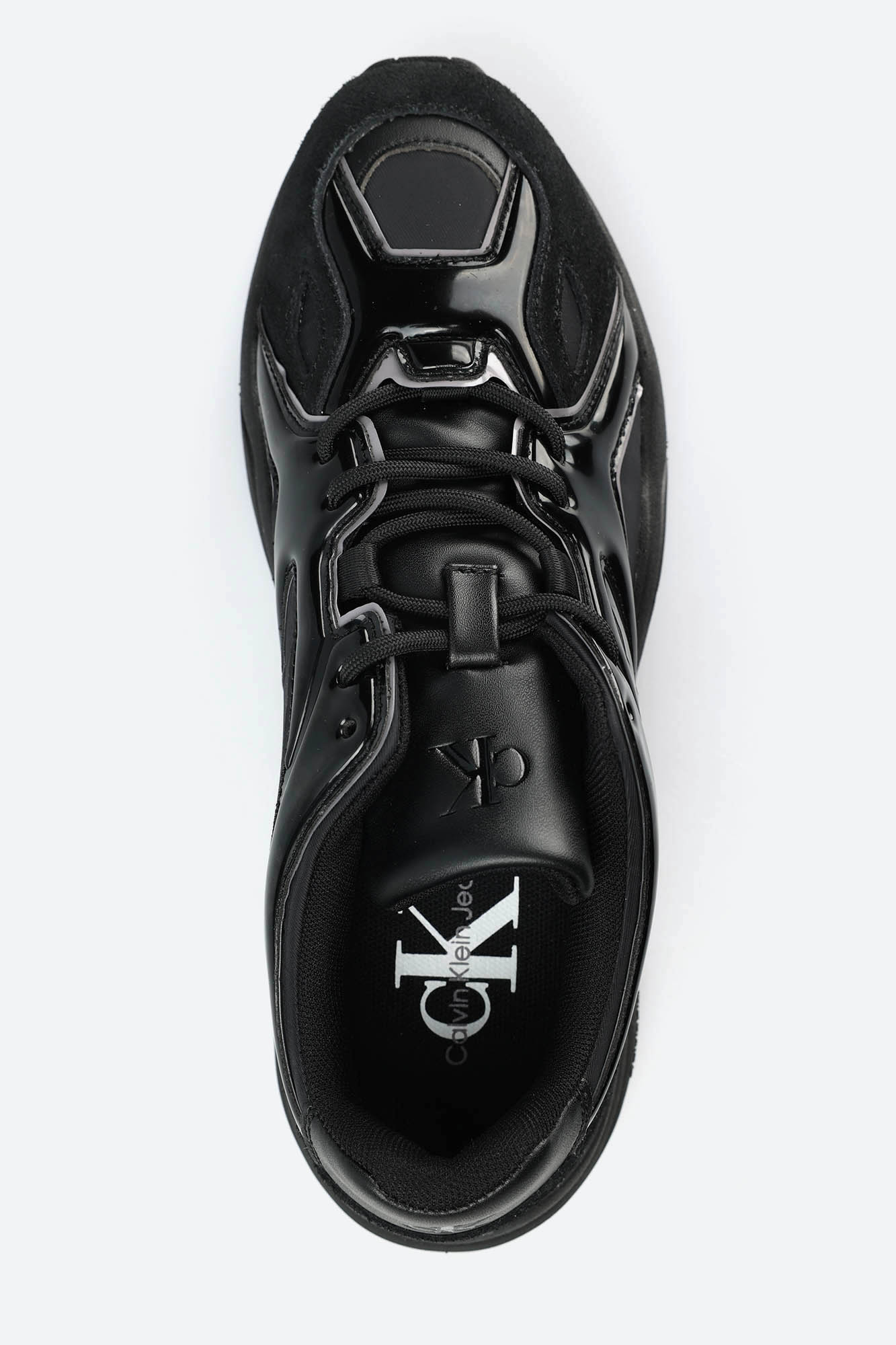 YW0YW01312 Высокие кроссовки Calvin Klein Jeans Черный