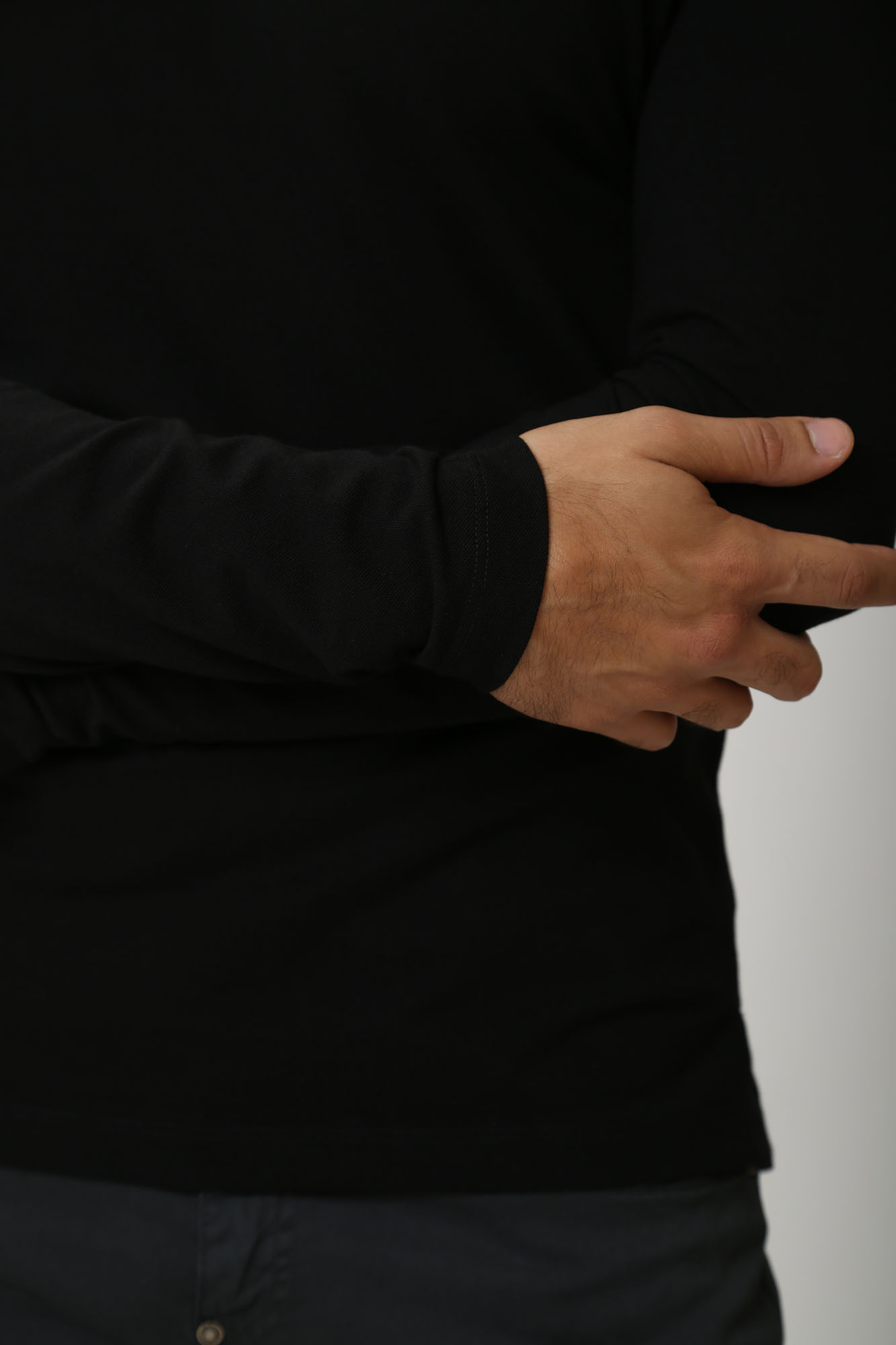 PBMT0418 Поло с длинным рукавом Bikkembergs Черный