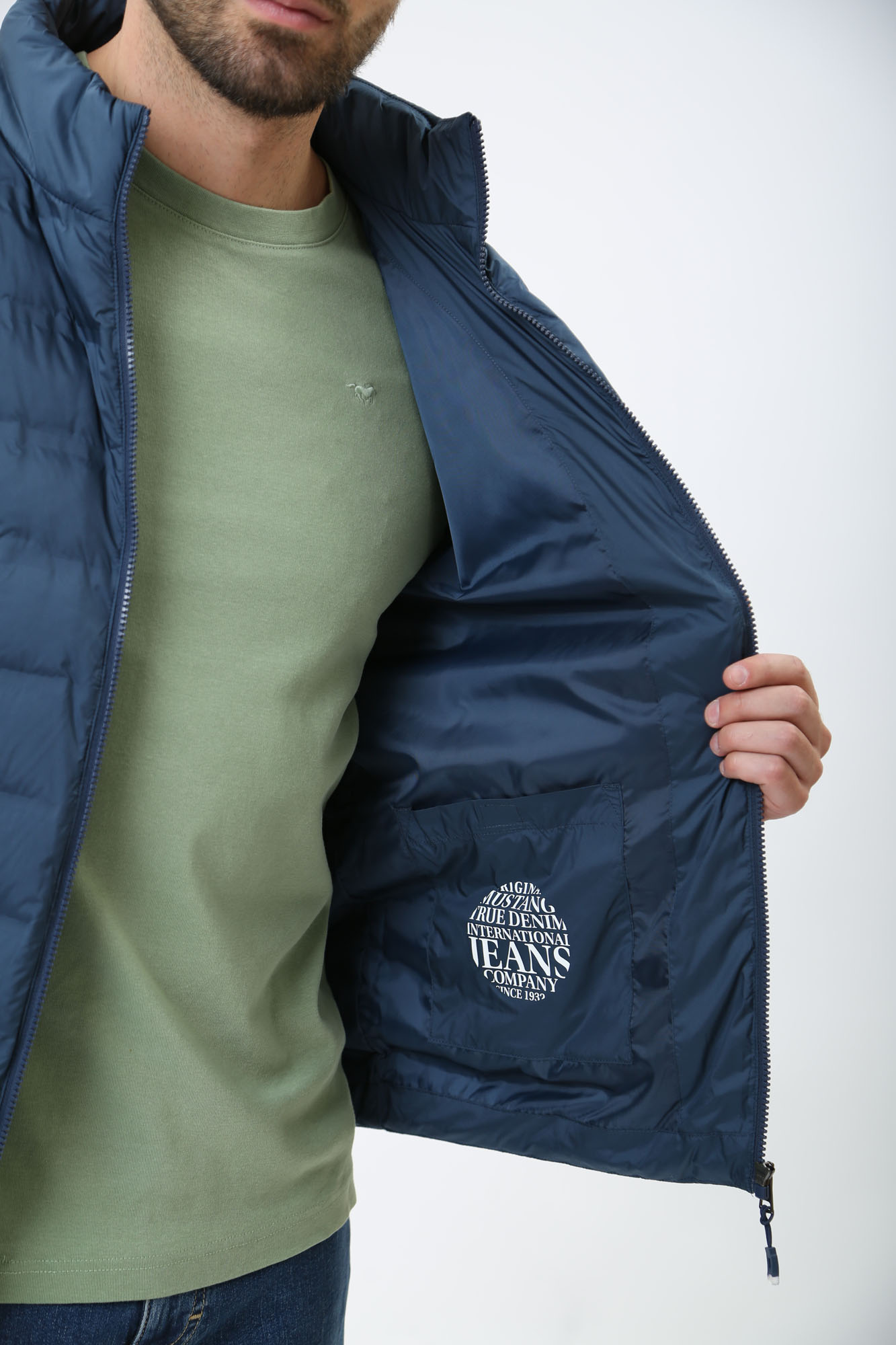 1014776 Куртка Mustang Синий