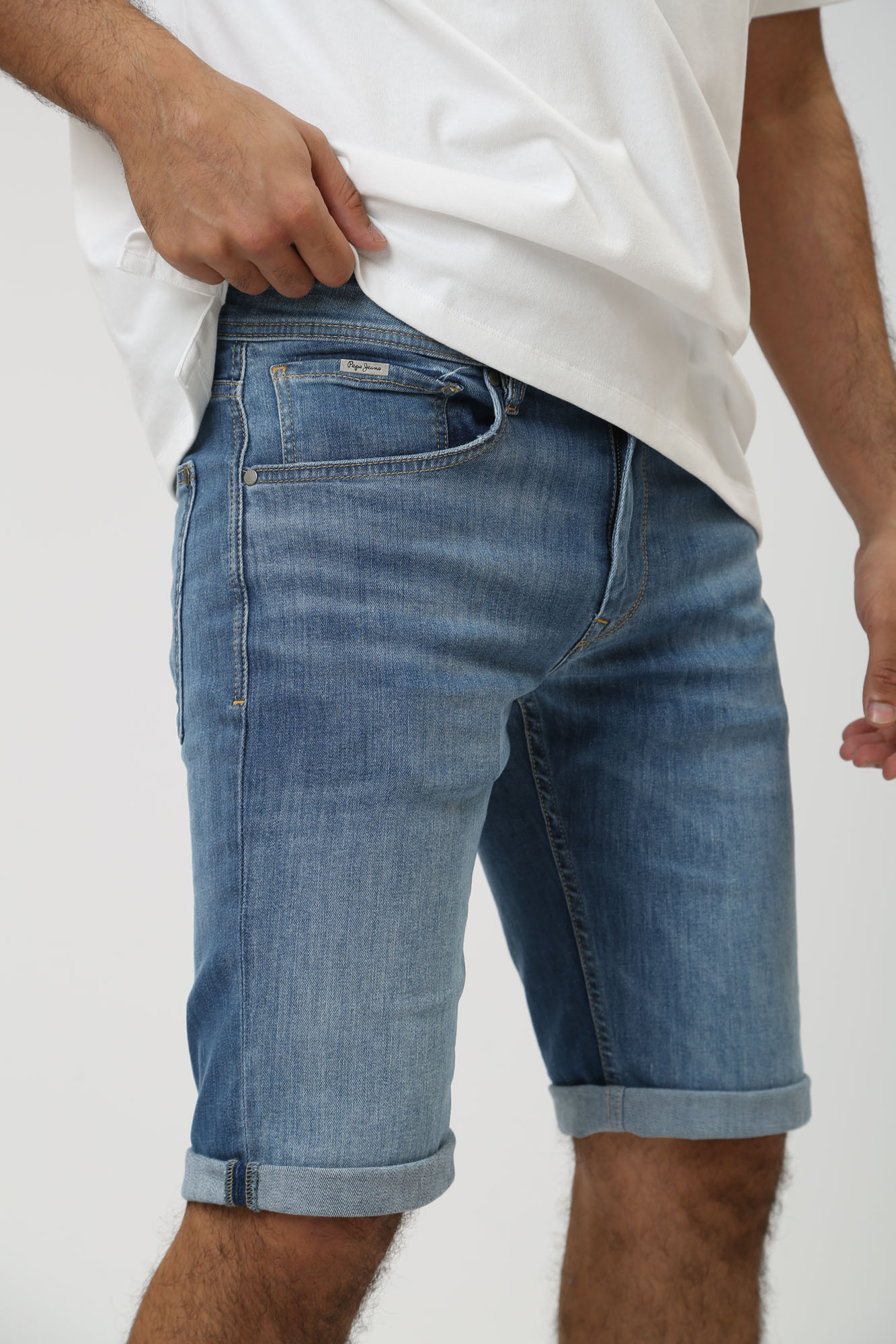 PM801081HU Шорты джинсовые Pepe Jeans Голубой