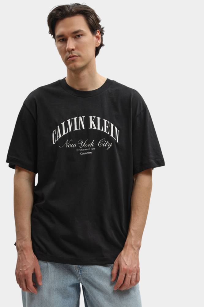 Шорты джинсовые Calvin Klein Jeans Хлопок Синий