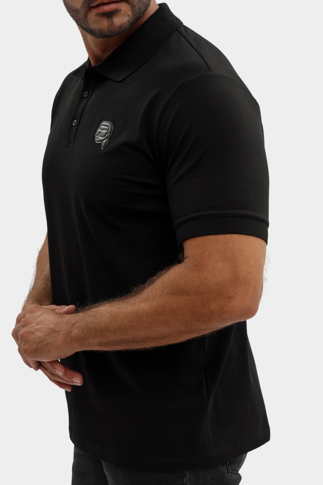 554235_745020 Поло Karl Lagerfeld Черный