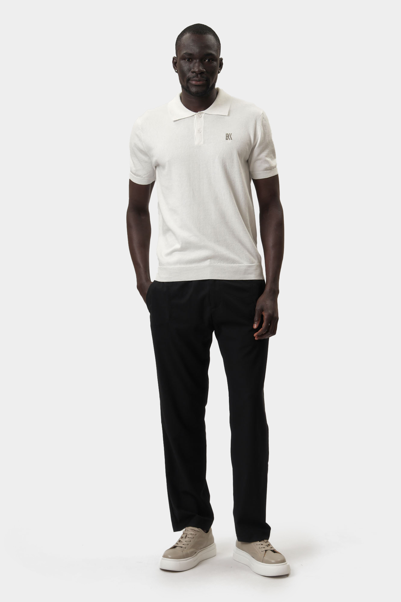 BMM0800 Поло трикотажное Bikkembergs Белый