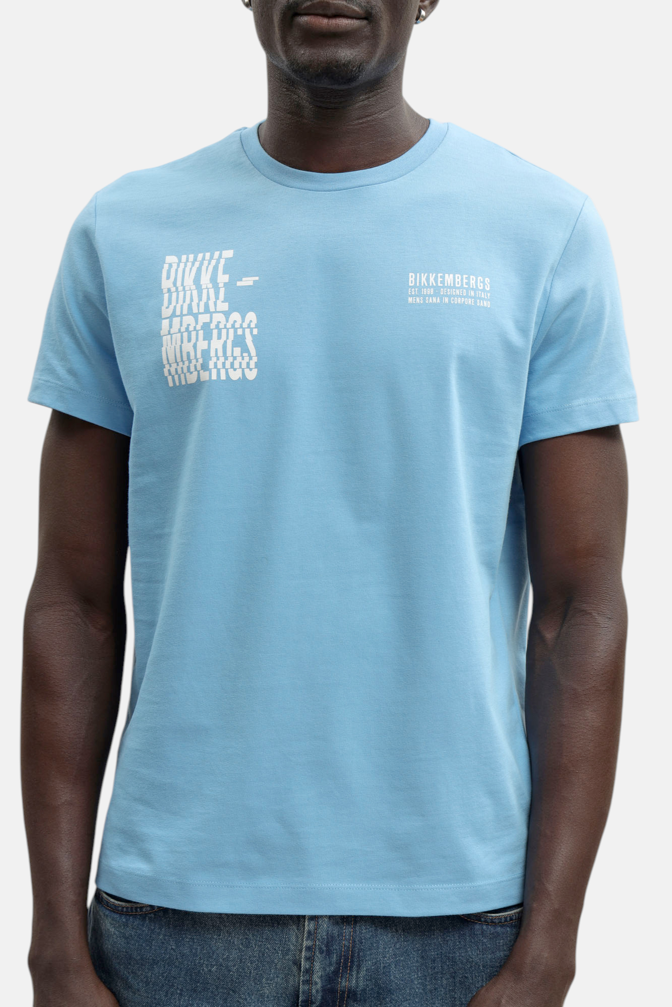 Футболка Bikkembergs Голубой
