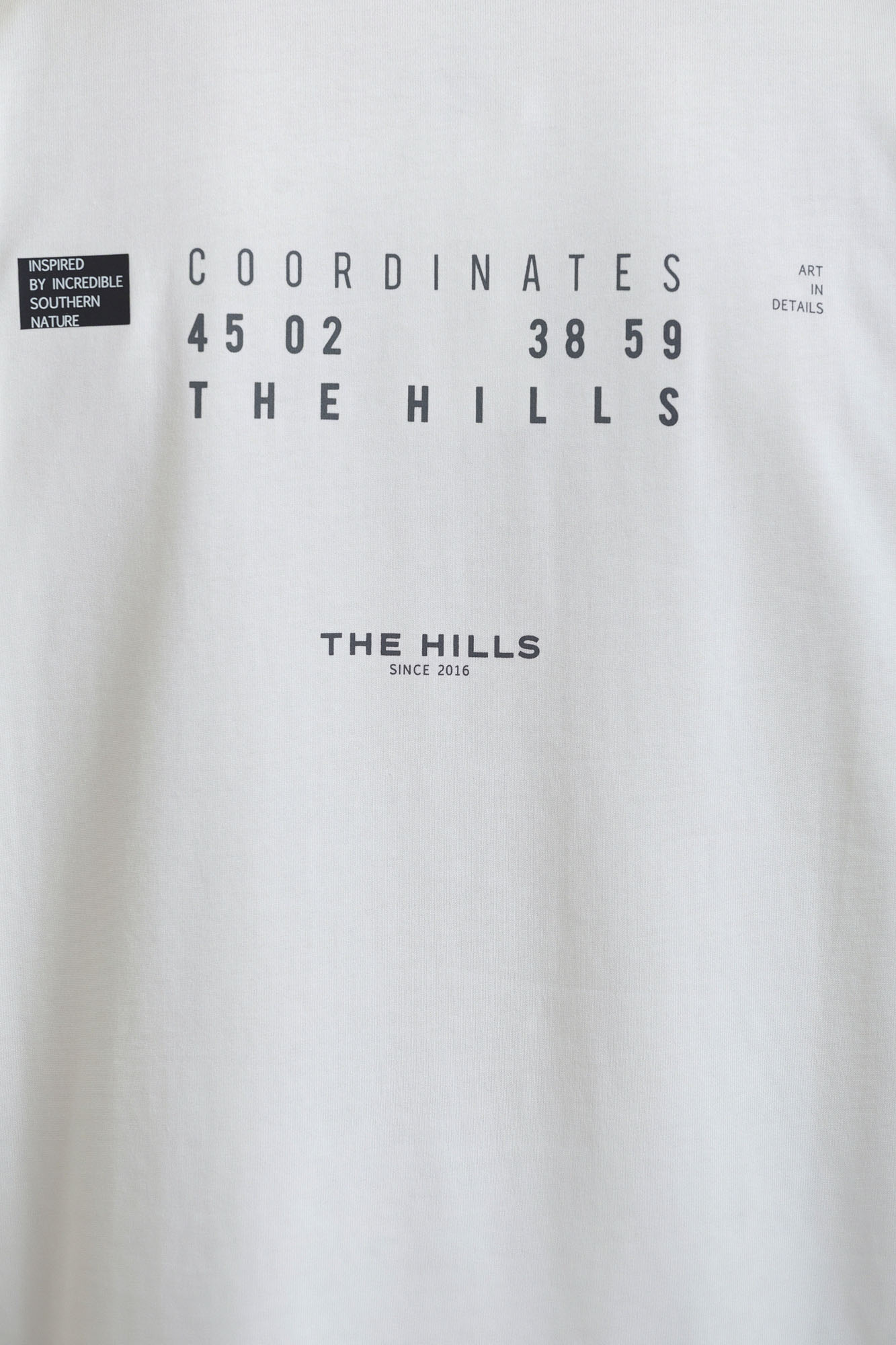 M-252-THT-22-2004 Футболка The Hills Молочный