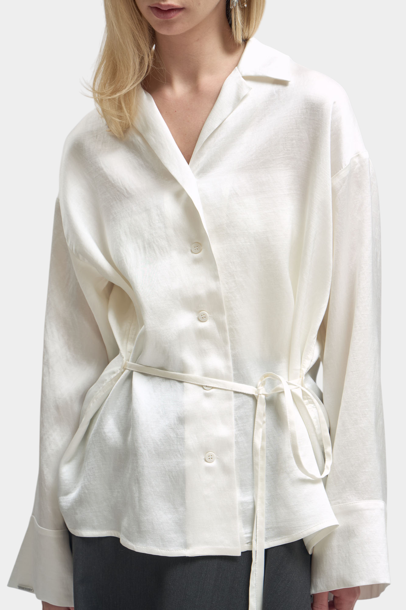 Рубашка The Hills Молочный