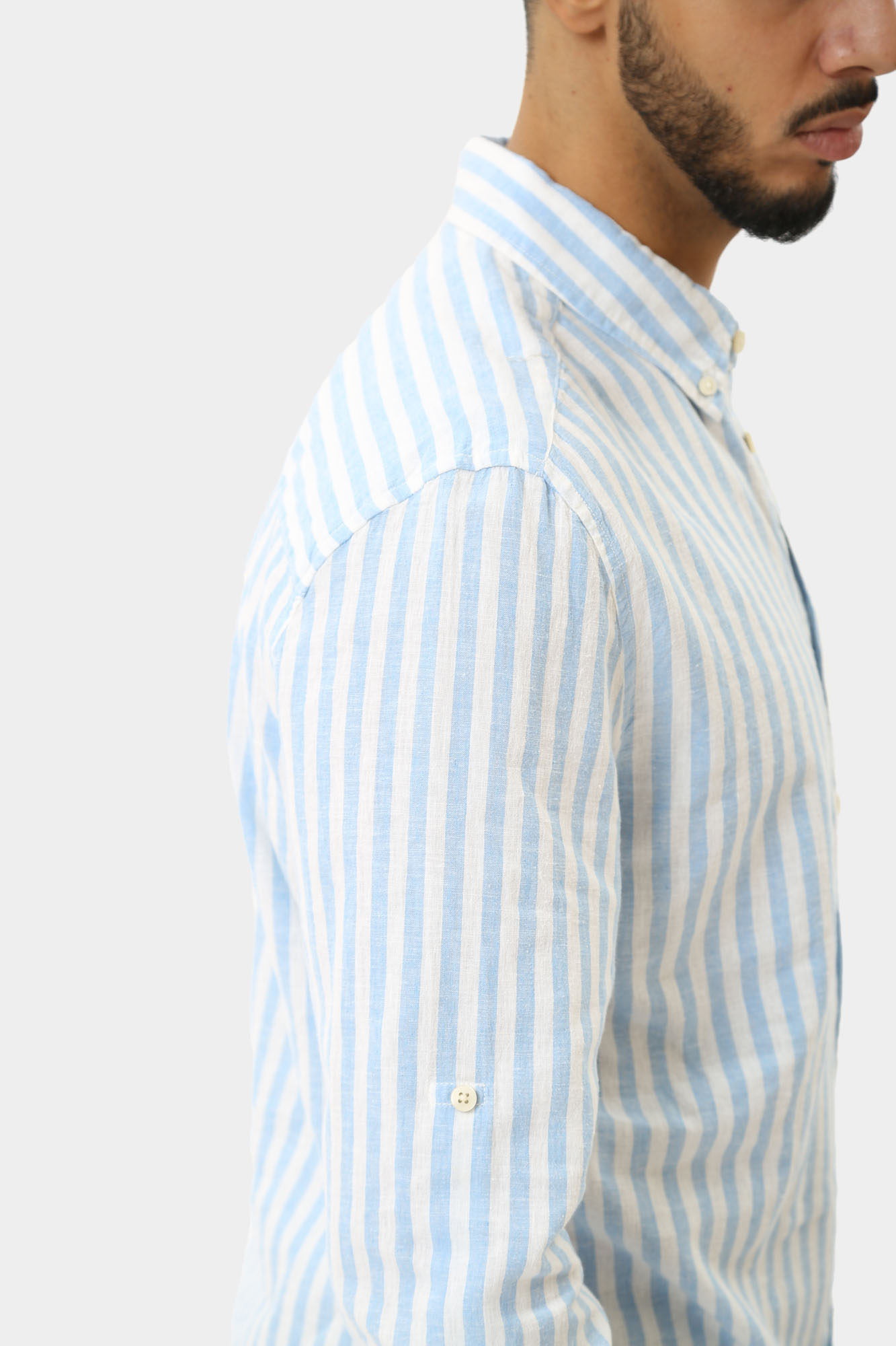 1015235 Рубашка с длинным рукавом Mustang Белый