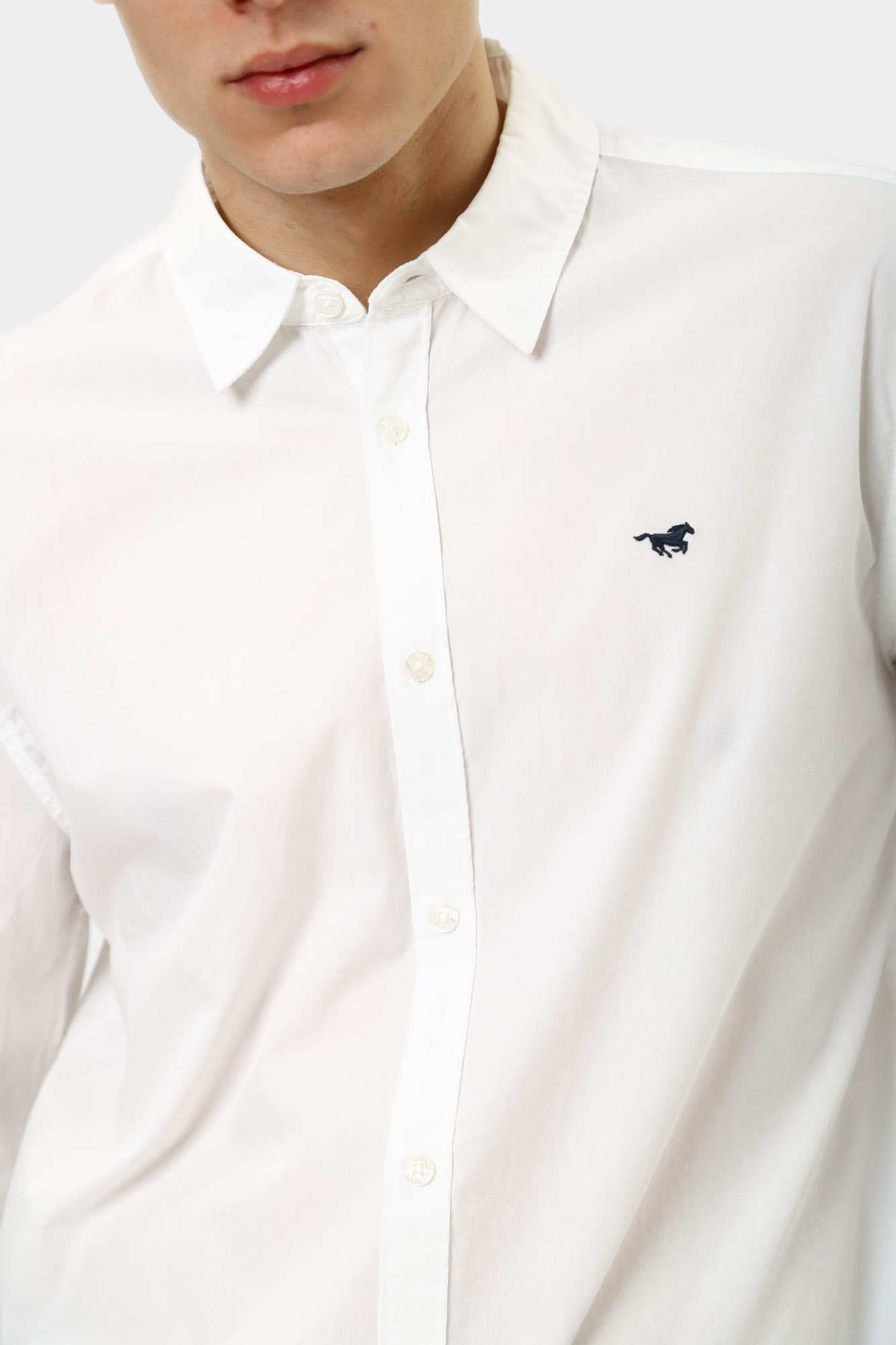 1015583 Рубашка Mustang Белый