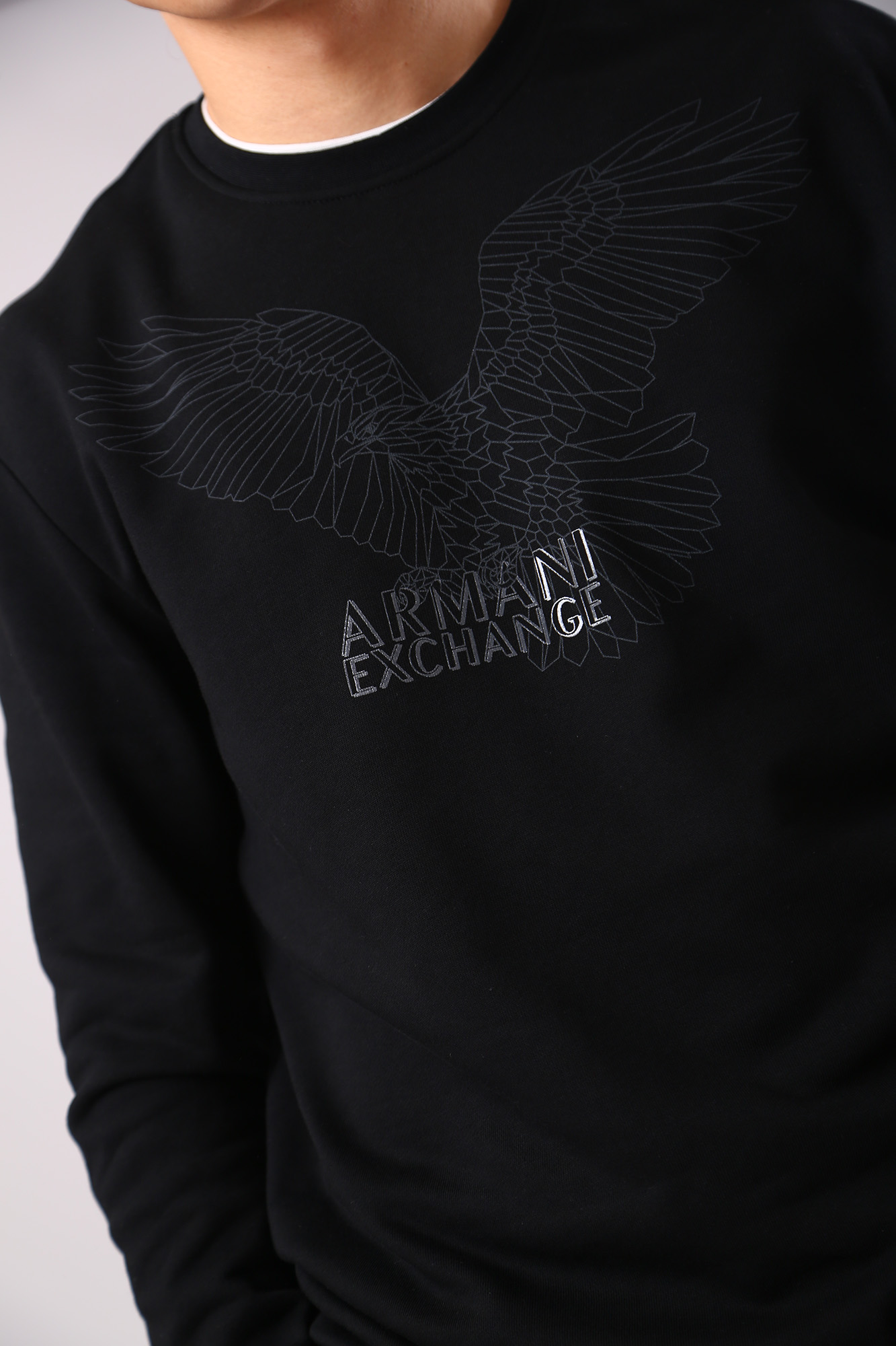 Свитшот Armani Exchange 6LZMHG_ZJ6RZ_1200_BLACK купить в интернет-магазине  Med-Online.ru - Мёд