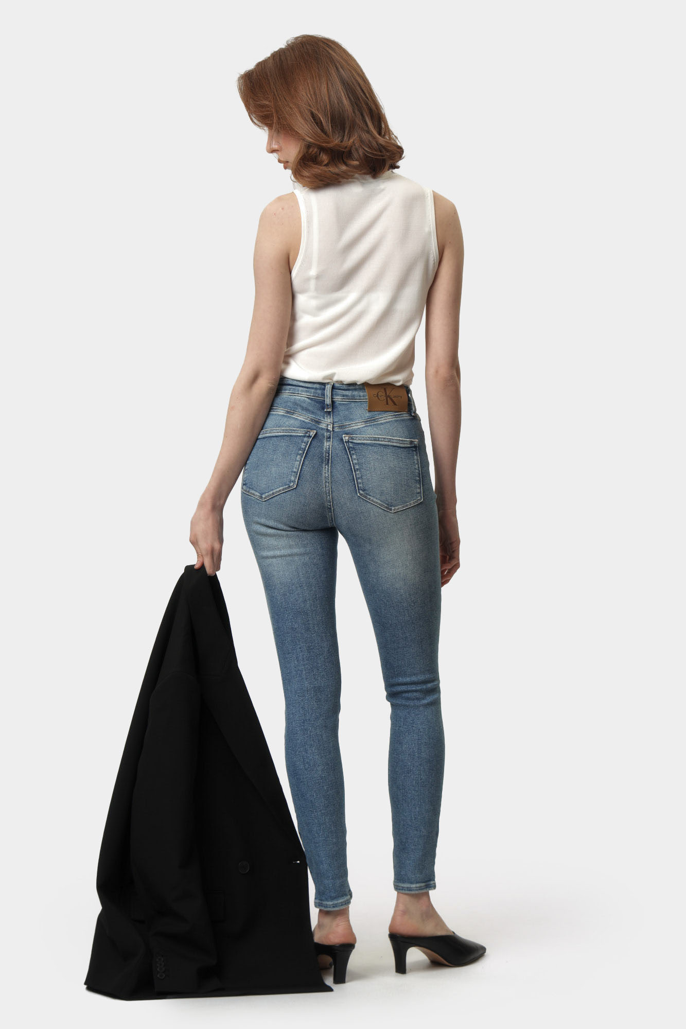 J20J224495 брюки джинсовые calvin klein jeans 