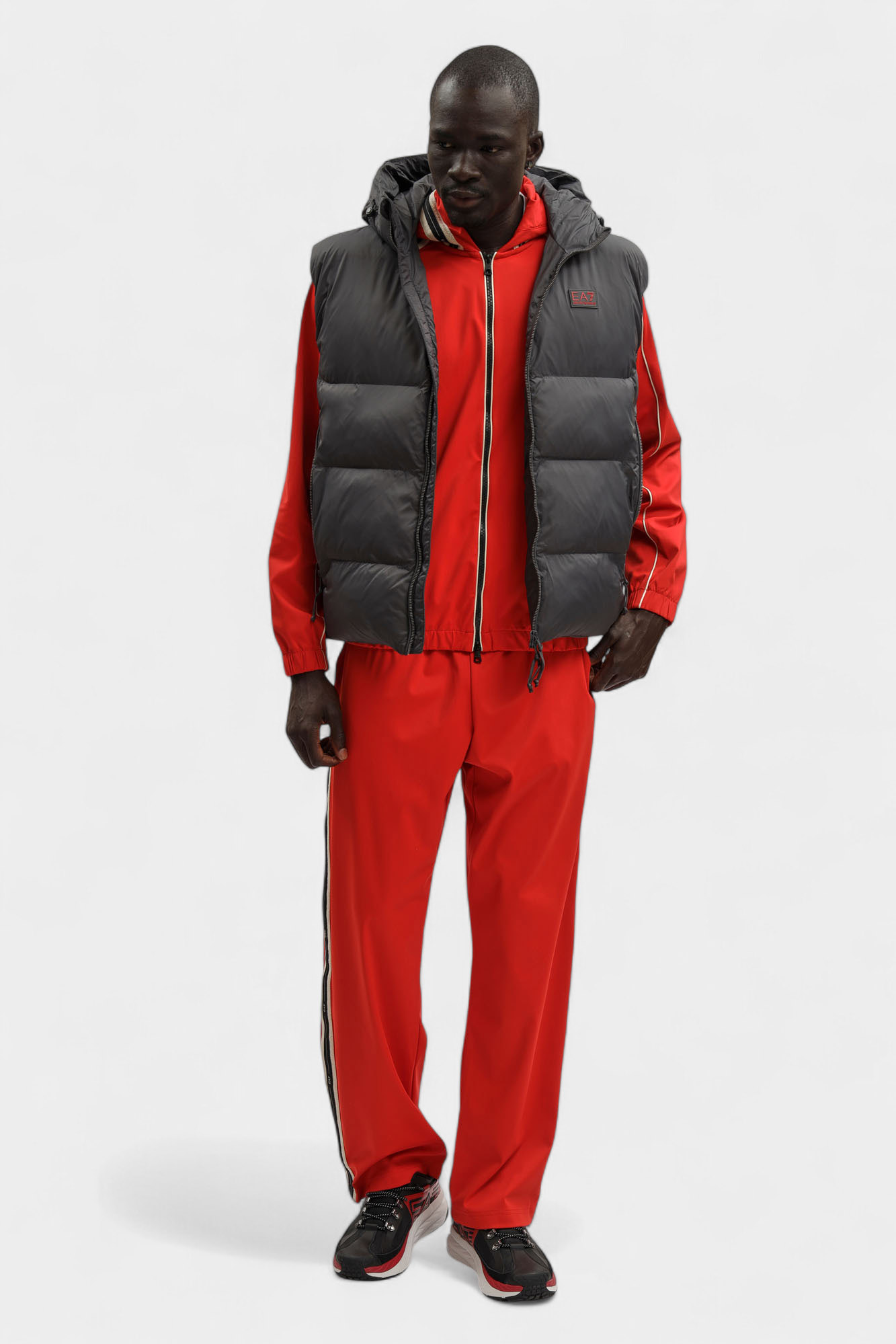 7M000693_AF15956 Жилет  EA7 Серый