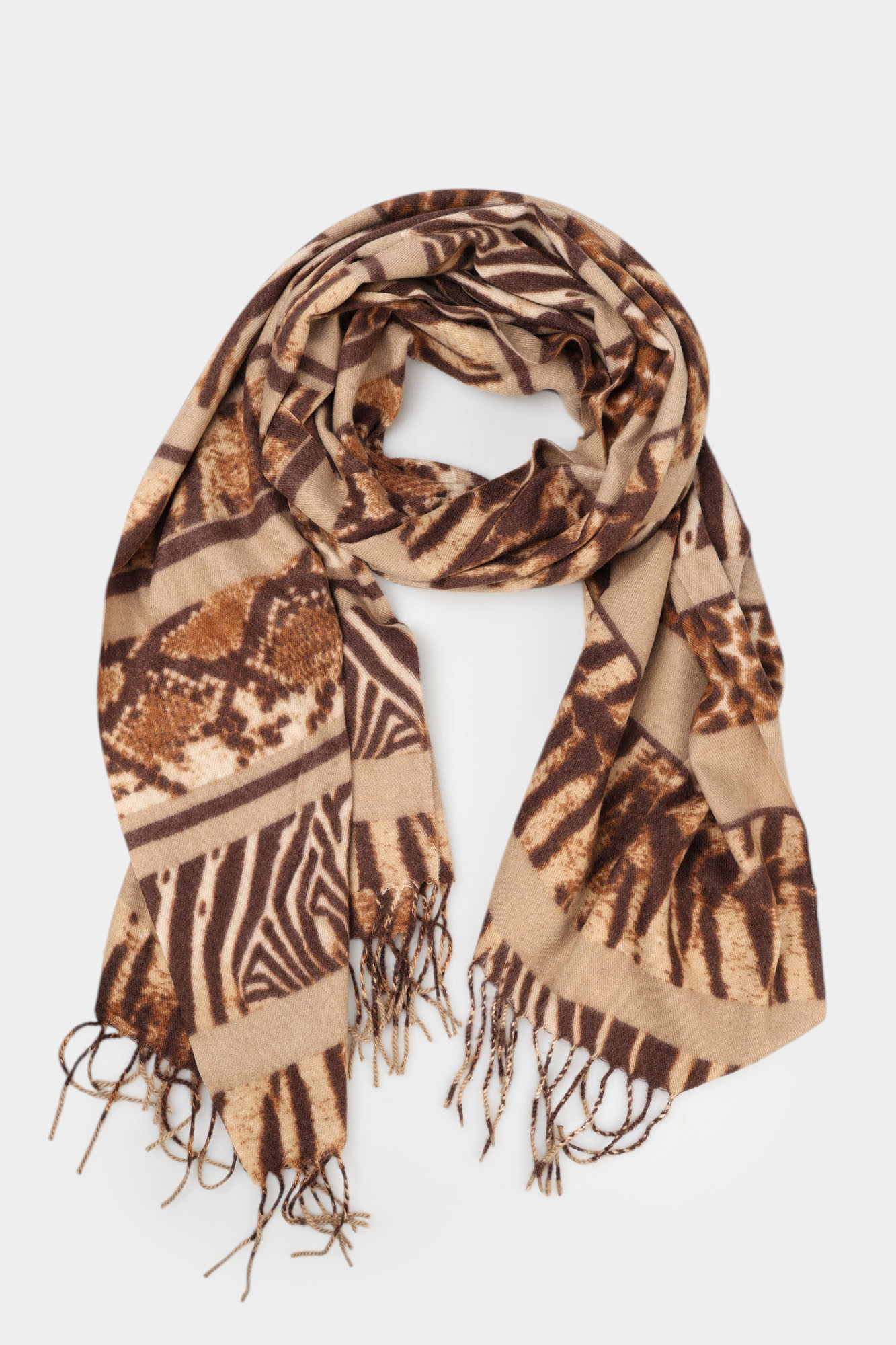 5299-049-56 Палантин Marc Cony Коричневый