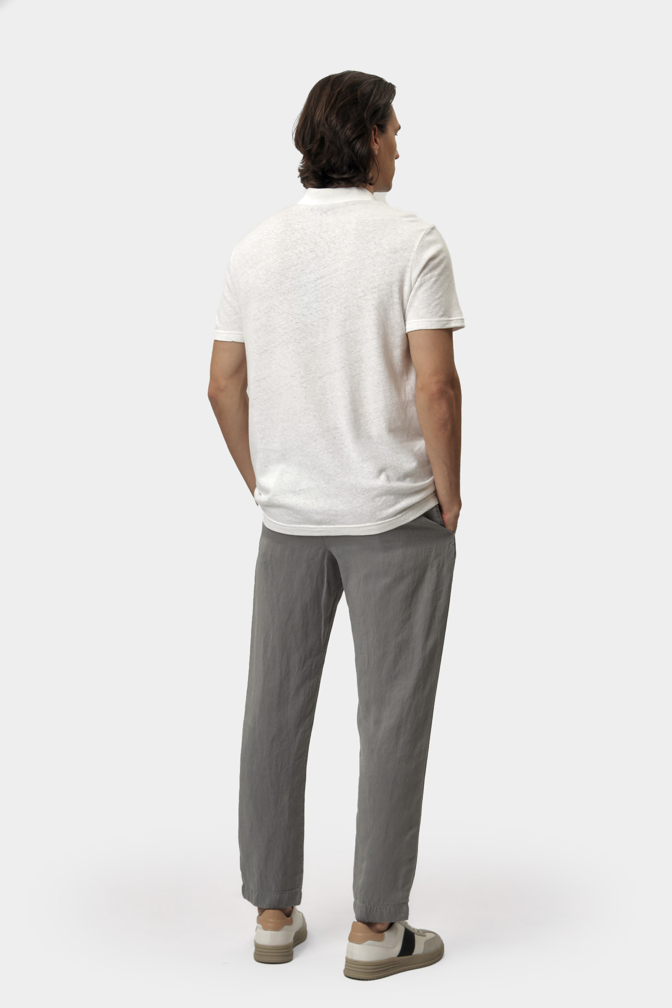 30045774_10017553 Поло Strellson Белый