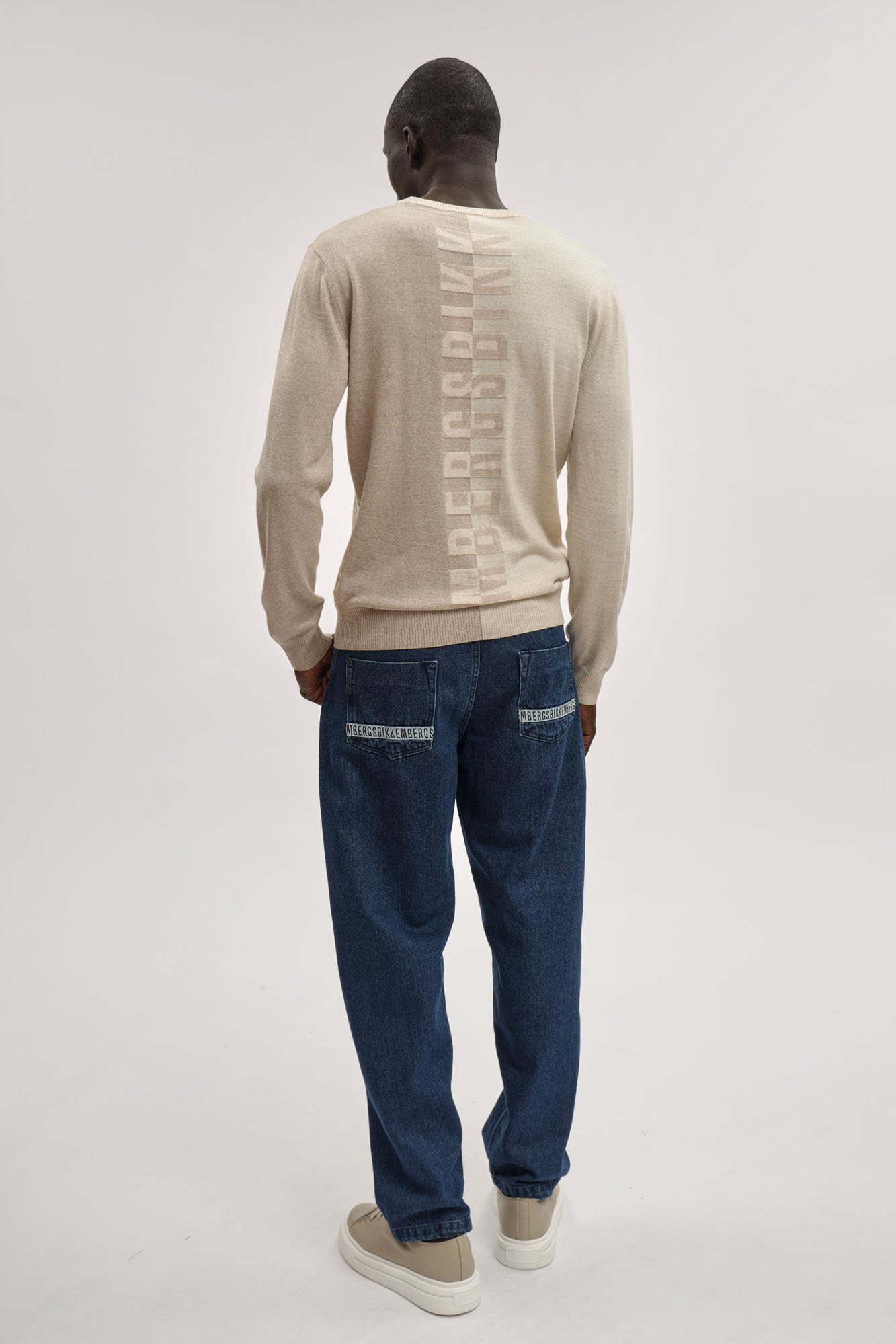 BMM1140 Джемпер Bikkembergs Бежевый