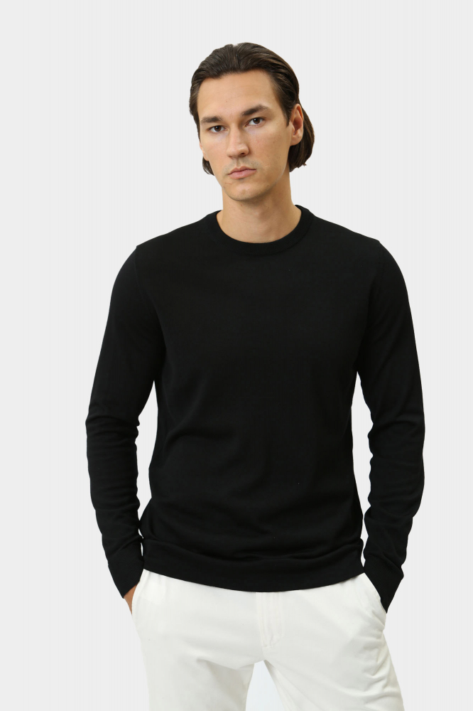 Брюки Strellson Хлопок Черный