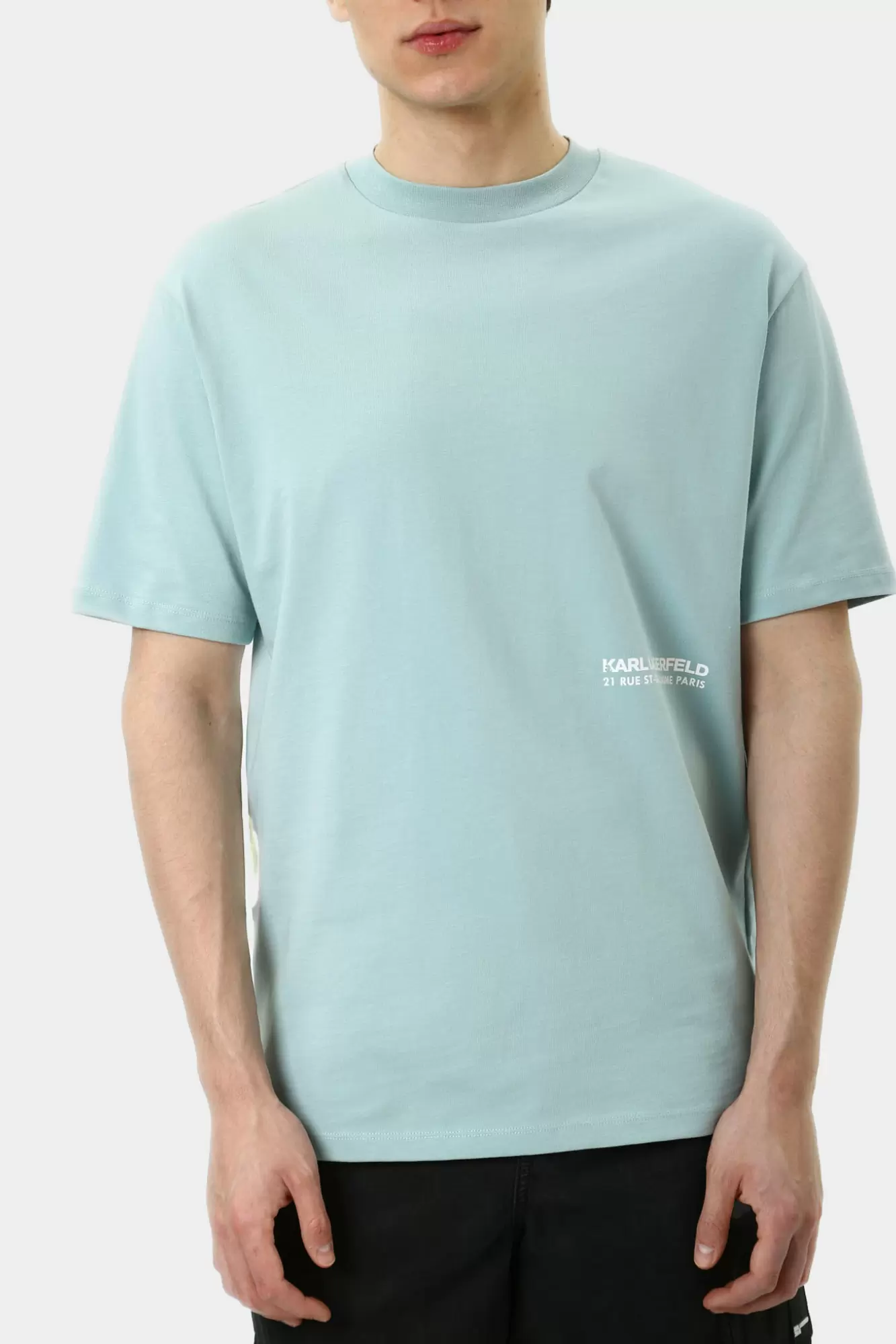 551230_755192 Футболка Karl Lagerfeld Голубой