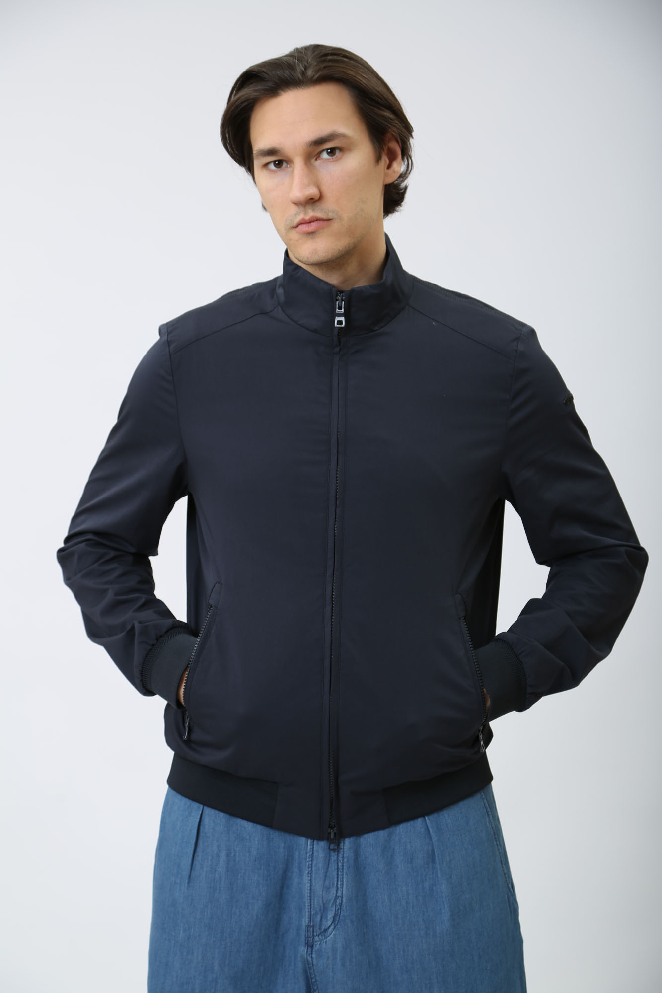 Куртка-бомбер Geox Синий