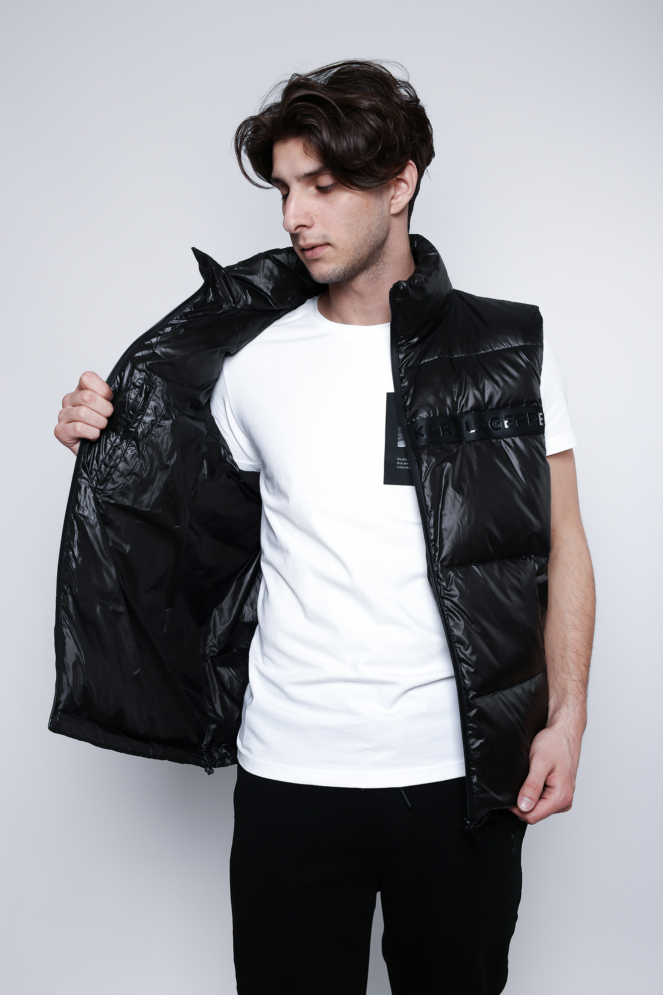 512503_505010 Жилет утепленный Karl Lagerfeld Черный