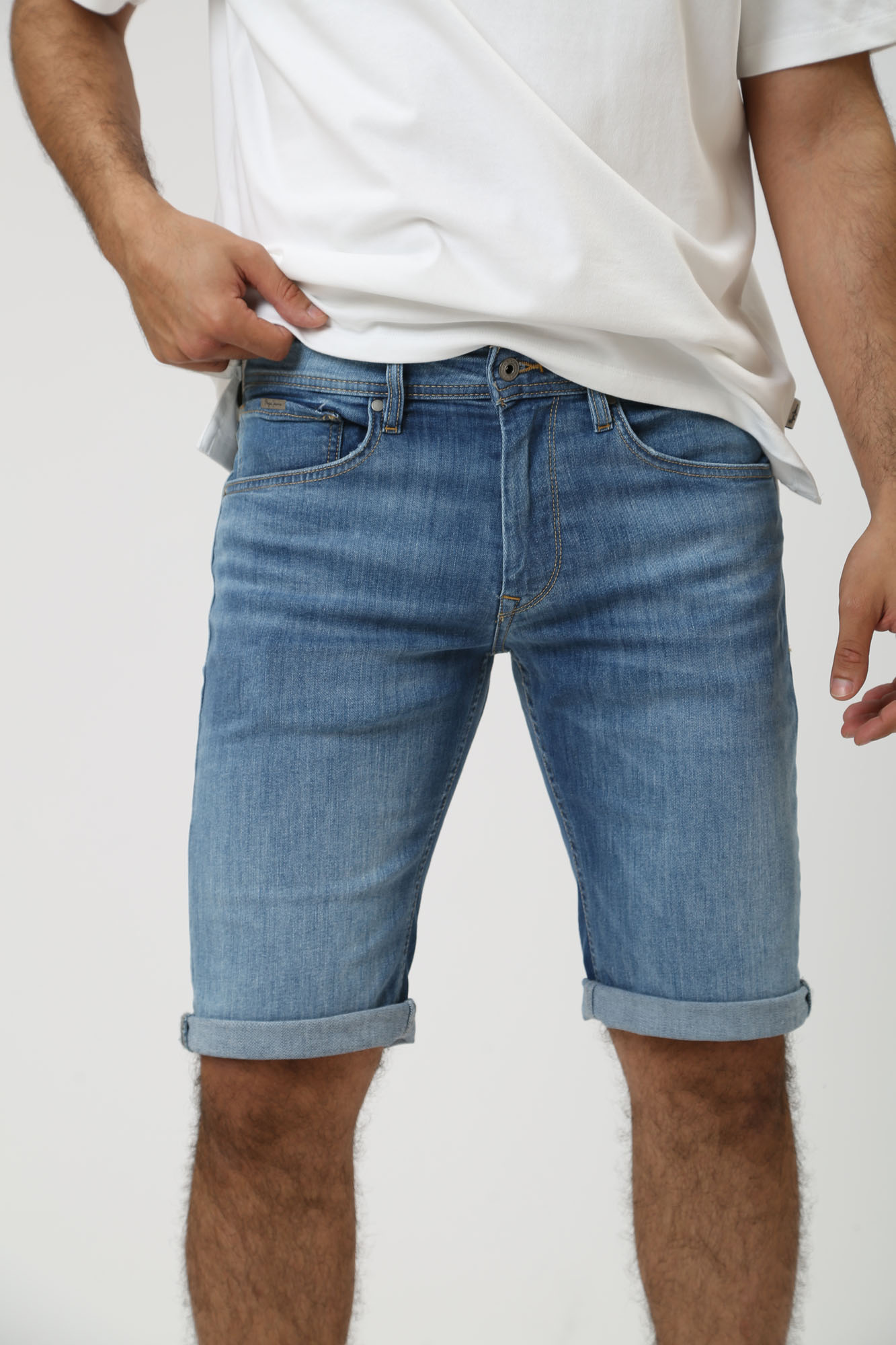 PM801081HU Шорты джинсовые Pepe Jeans Голубой