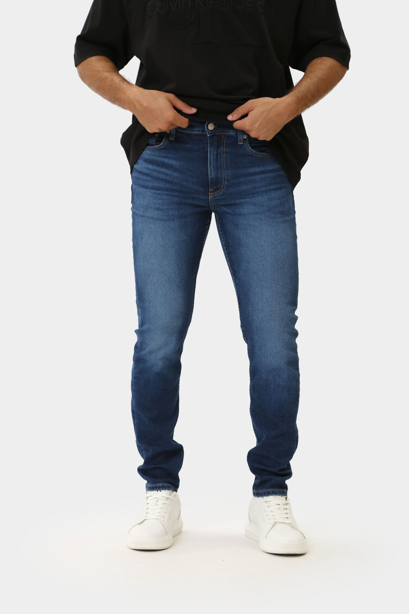 J30J324849 Брюки джинсовые Calvin Klein Jeans Синий