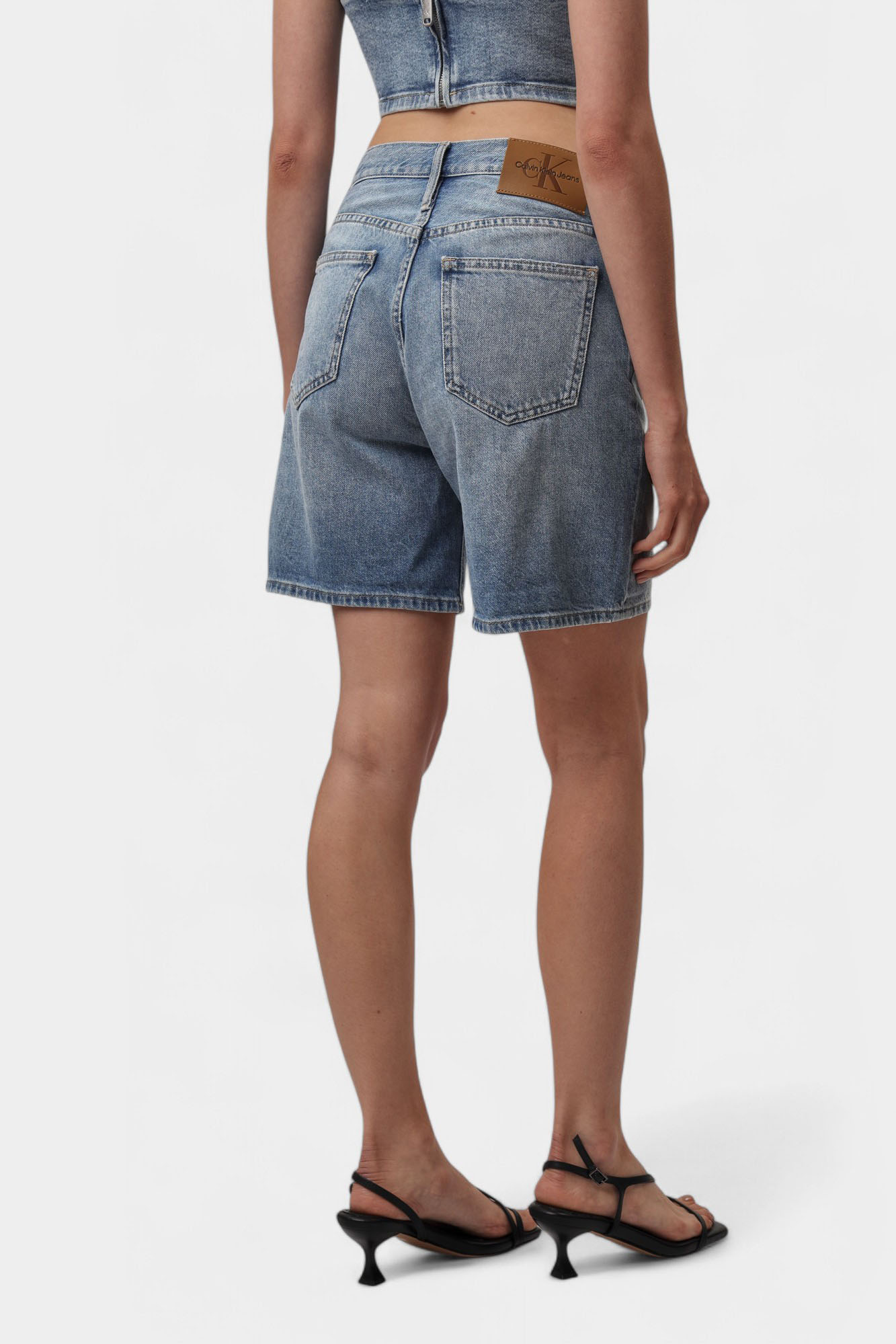 J20J225152 шорты джинсовые calvin klein jeans 